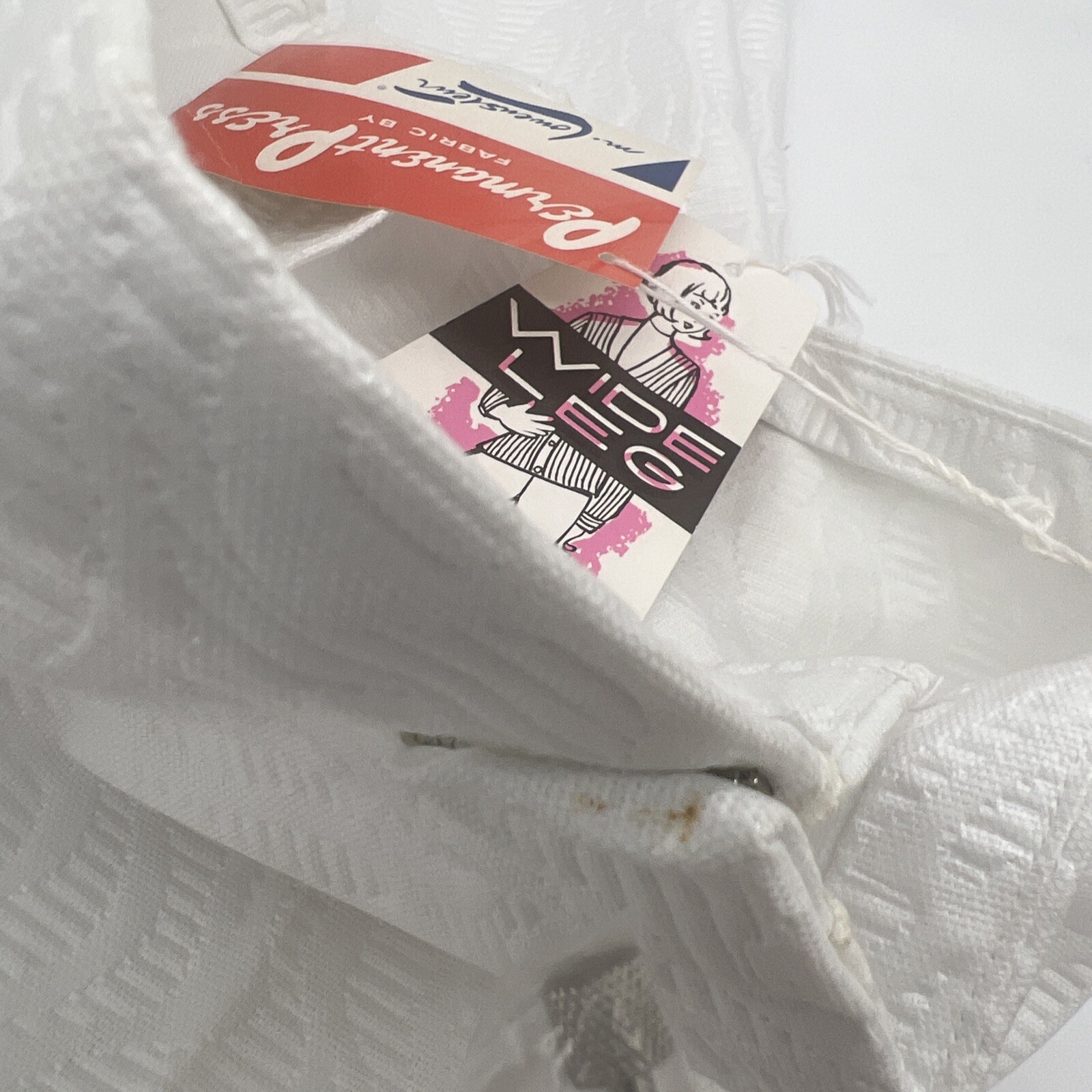 Vintage large Wide Leg White Pants M. Lowenstein & Sons, Inc. Original Tags
