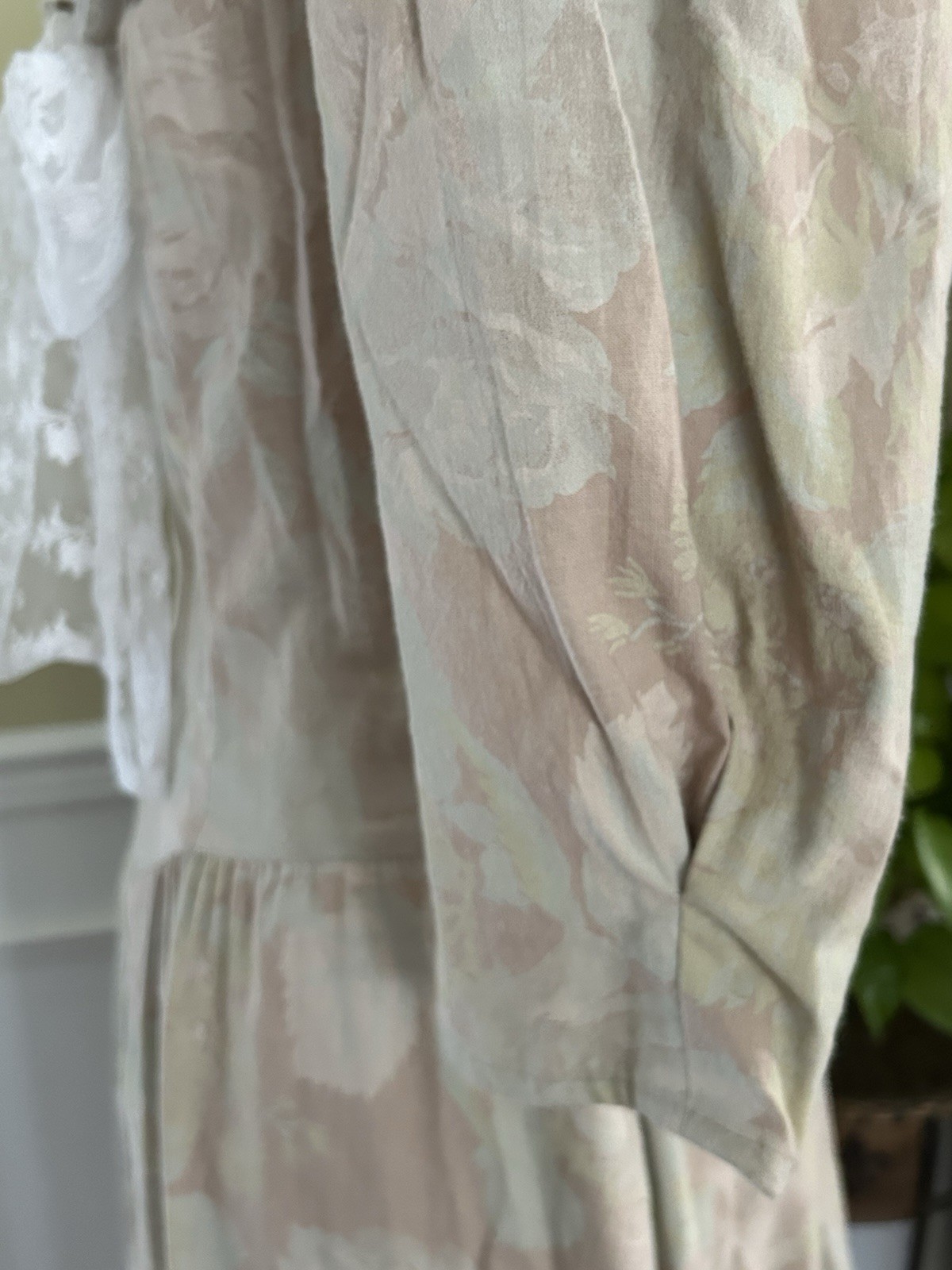 Vintage 80’s Floral Dress Garden Tea Party Country Romance Byer Too Cotton 9