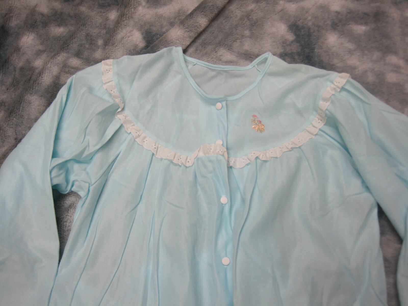 Vintage 2 Piece Long Sleeve Pajamas Katz Large 16-18 New Old Stock With Tags