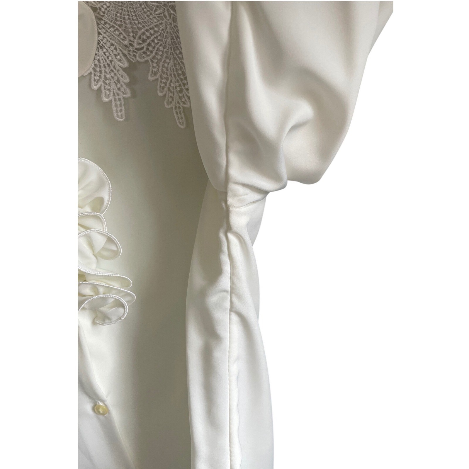 Vintage J-Fashion Romantic Cascade Ruffle Lace Blouse