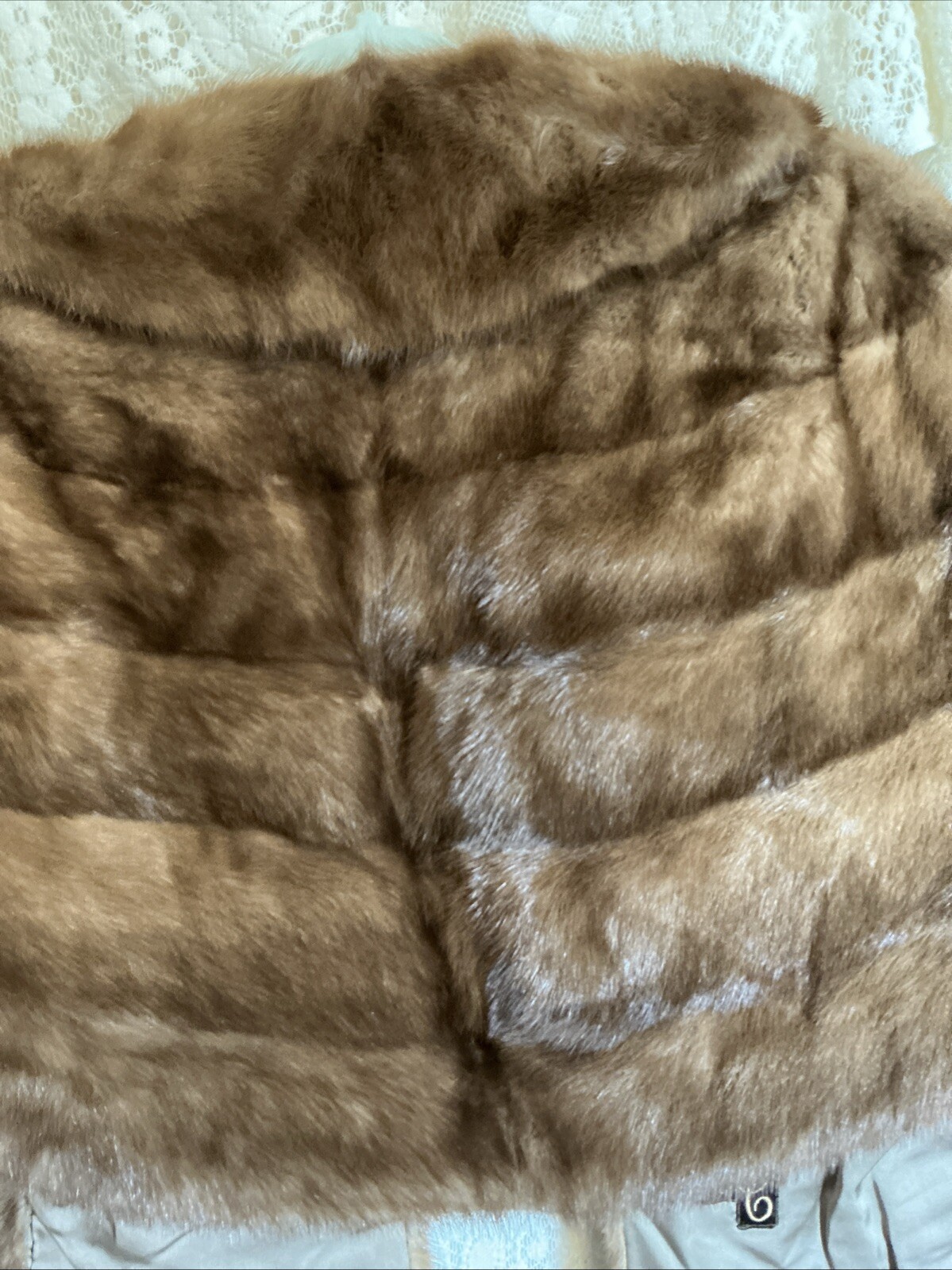 Vintage Elegant Mink Fur Cape Rice’s Fur Salon USA