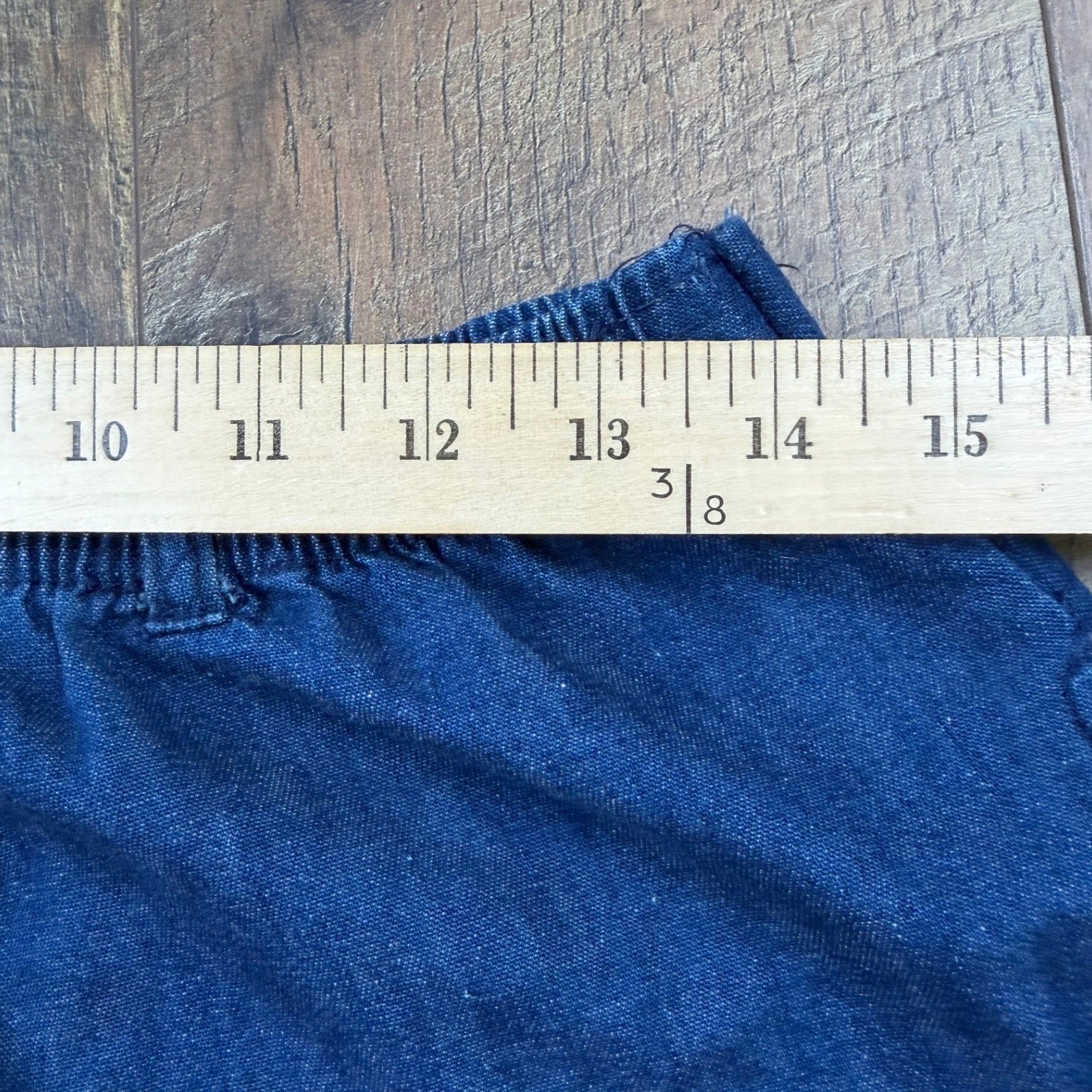 Vintage Prestige of Boston Navy Blue Elastic Waist Shorts Size 8