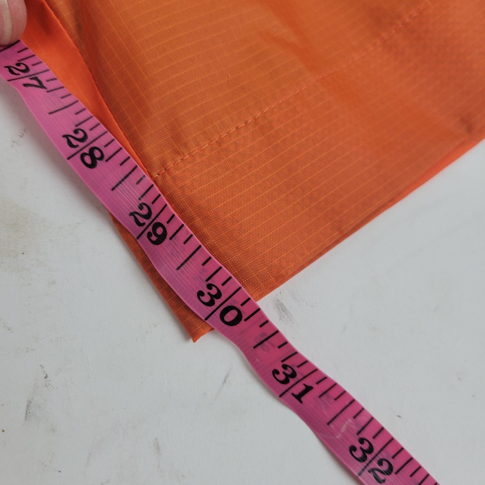VTG 90s 1998 Y2K Billabong Girls Spec 73 Nylon Orange Rave Baggy Pants Size 5