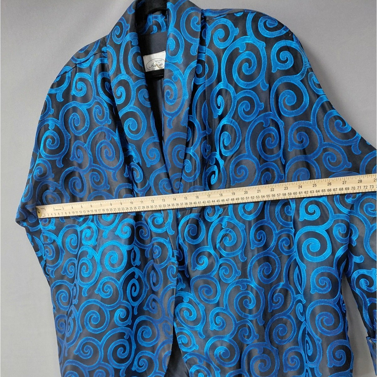 Vintage Evenings by Pantagis Satin Lined Blazer Jacket Women Size 3X