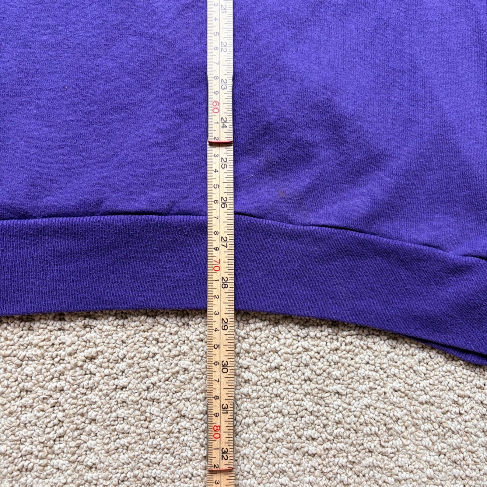 Vintage Morning Sun Purple Winter Tree Graphic Collared Sweatshirt 3X USA Made