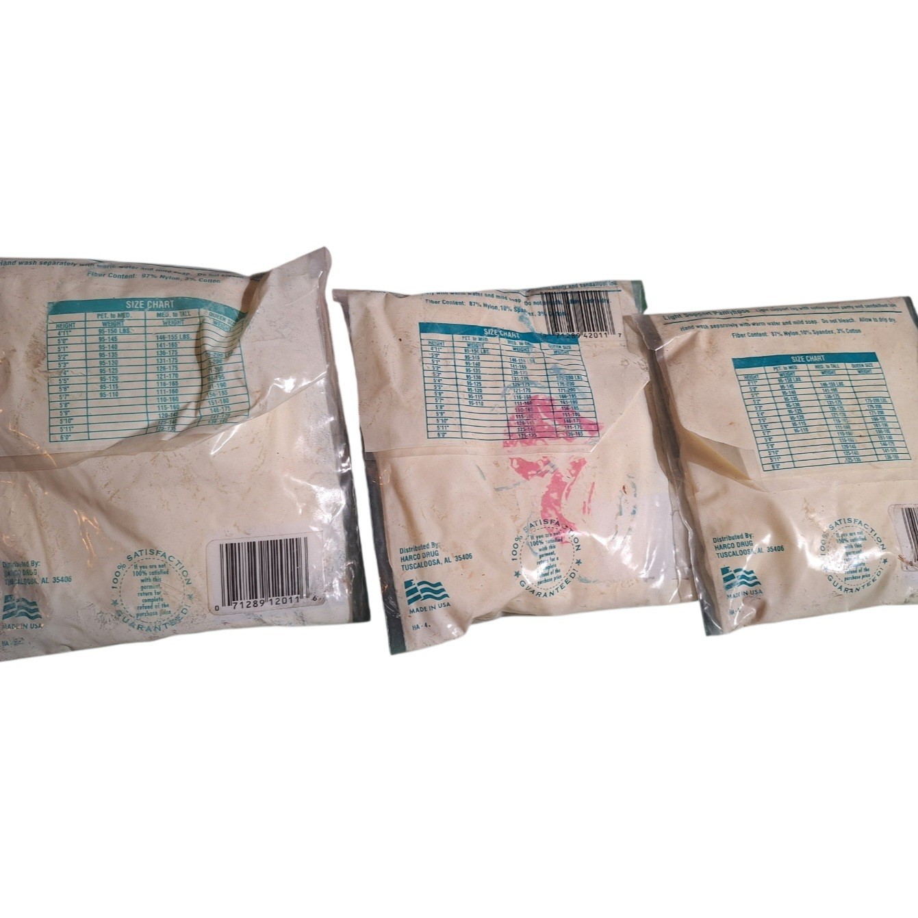 Vintage Lot Panty Hose True Elegance Fredericks of Hollywood Sheer Support Silky