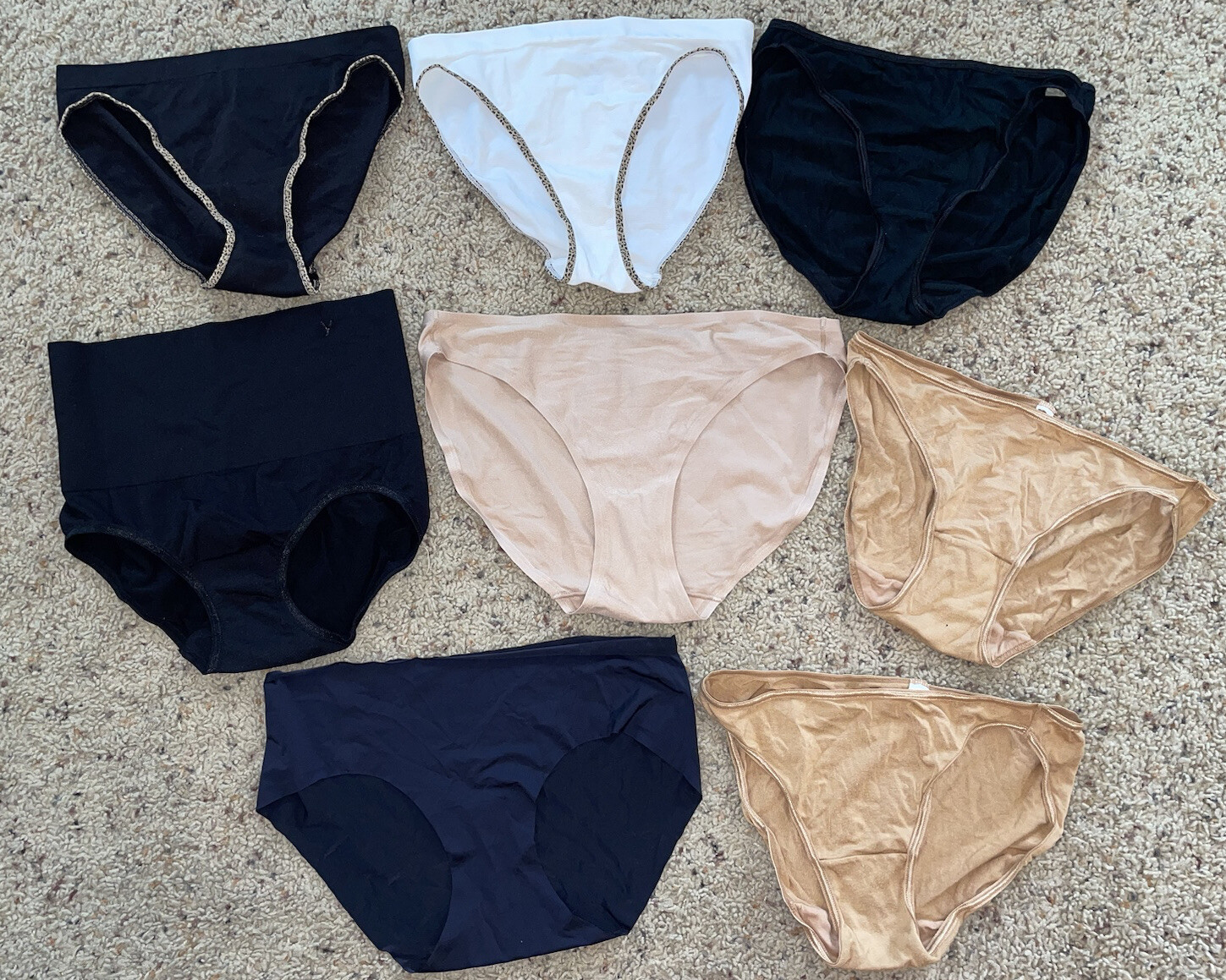 Lot Of 8 Pairs Of Panties -Different Brands – Size Small. ALL UNBELIEVABLY SOFT!