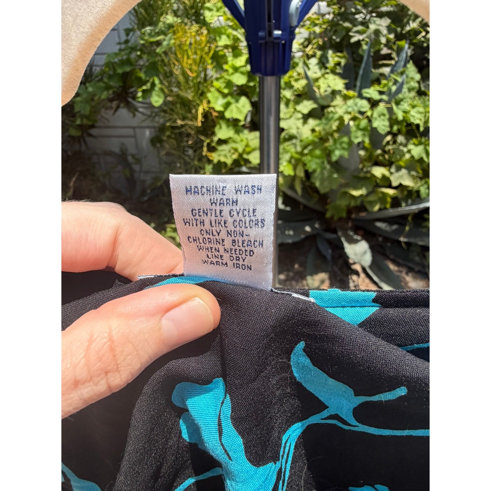 Vintage 90s Jennifer Moore Babydoll Mini Dress Medium Turquoise Flowers