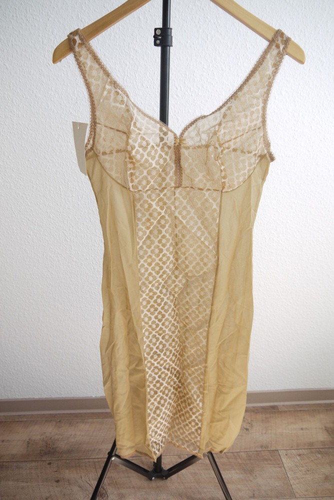 Negligee GDR women VEB knitted fashion vintage nightgown underskirt underskirt