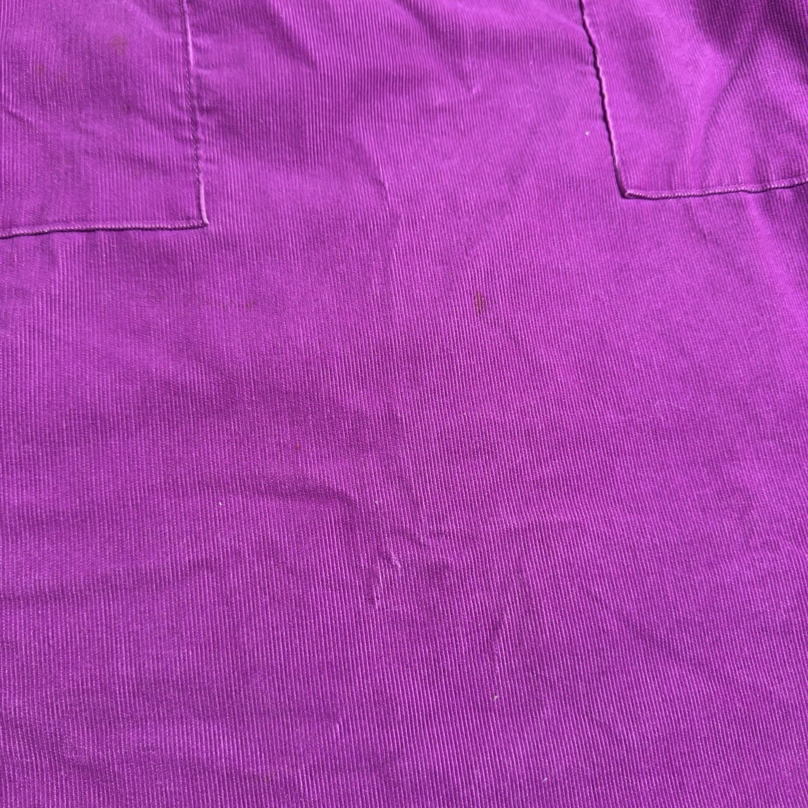 Vintage OshKosh Bgosh Purple Corduroy Pinafore Jumper Dress Midi 9 Cottagecore