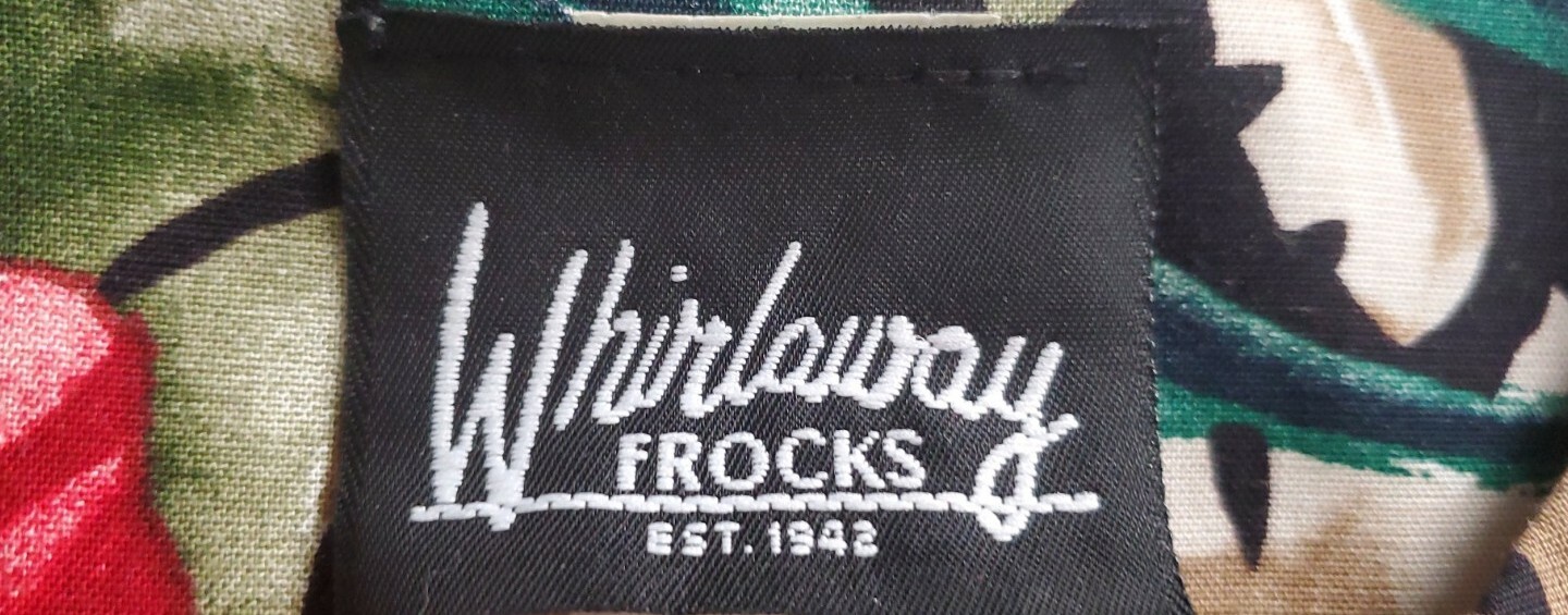 whirlaway frocks Vintage Sheath Floral Dress Size 10 P Multi-color Used