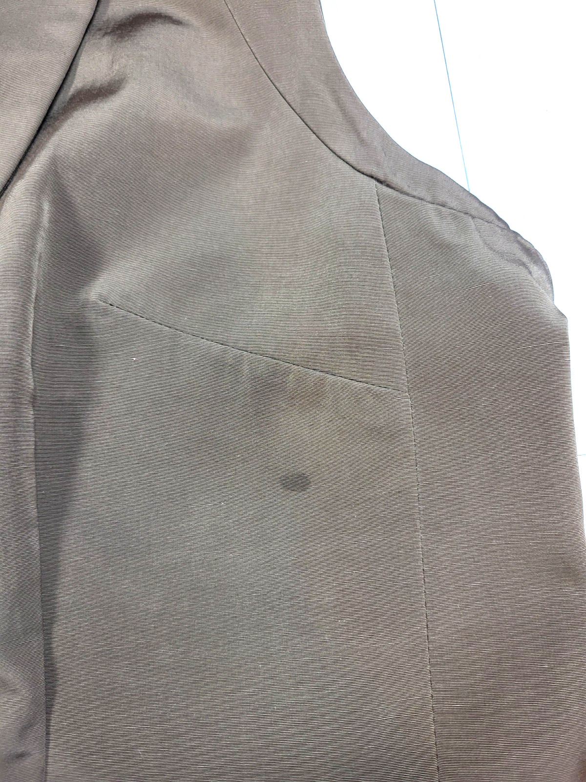 VTG Banana Republic Brown/Olive Double Breasted Fitted Vest Size 12 Academia