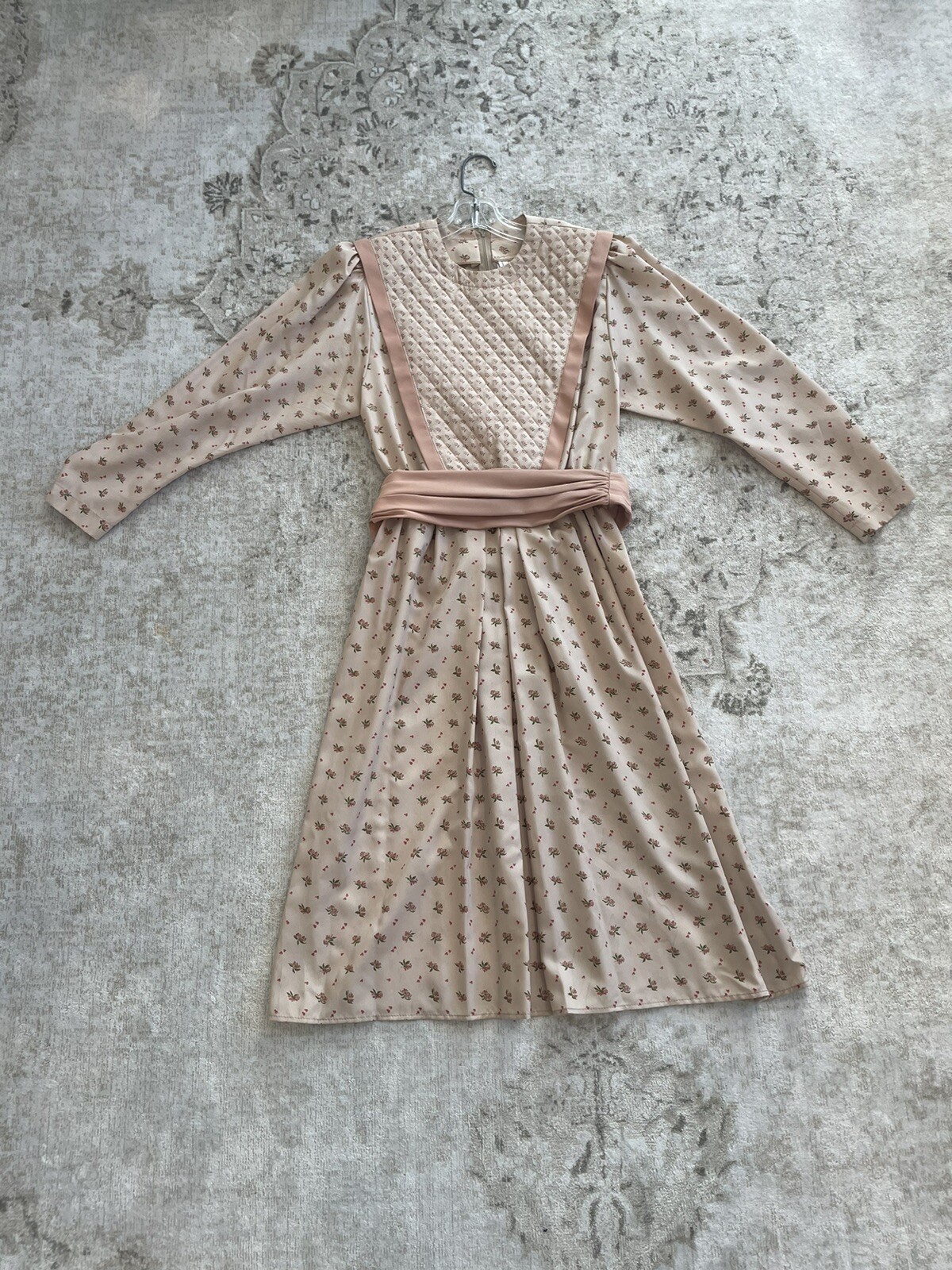 Vintage 1960s Gorgeous B Altman & Co Pink Satin Midi Dress Size 12P