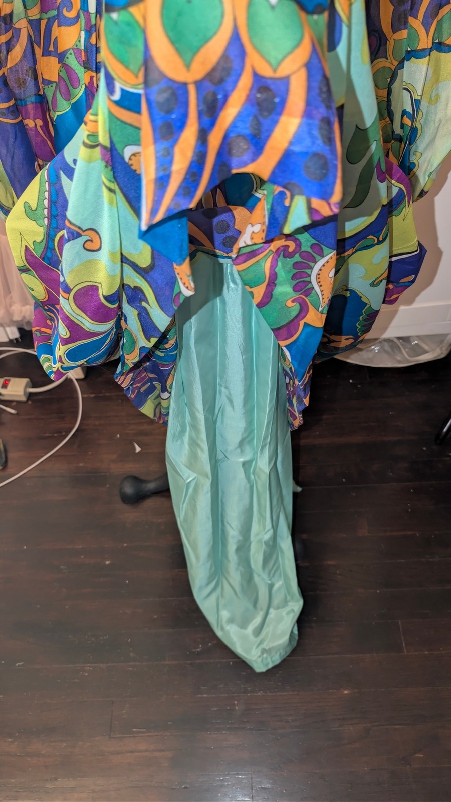 Incredible 1960’s Psychedelic Murray Hamburger&co. Maxi Dress