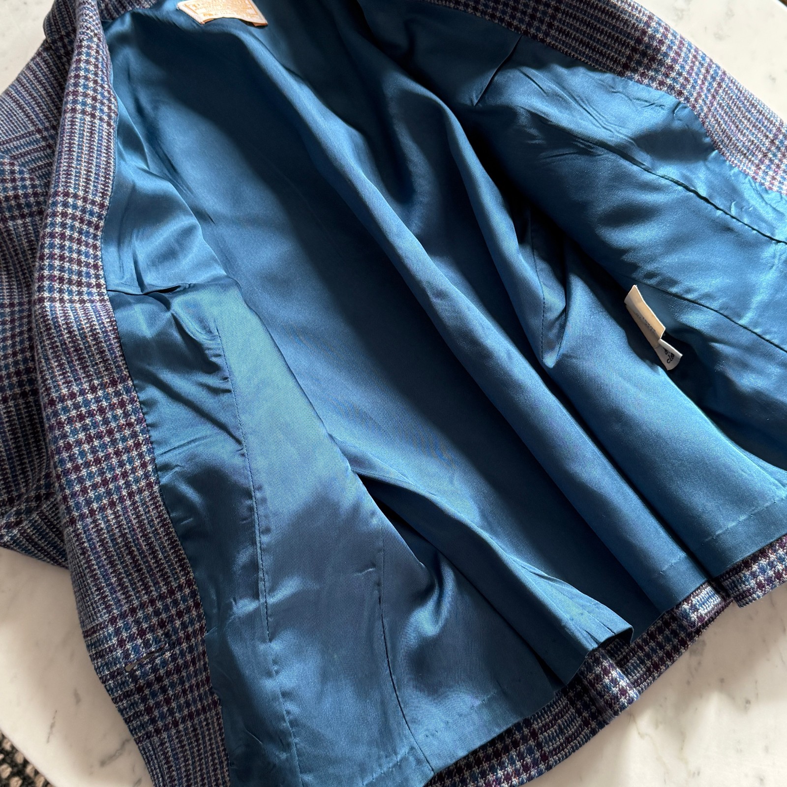 Vintage 1970’s Pendleton Virgin Wool Plaid Blazer – Womens 10/Small – ILGWU