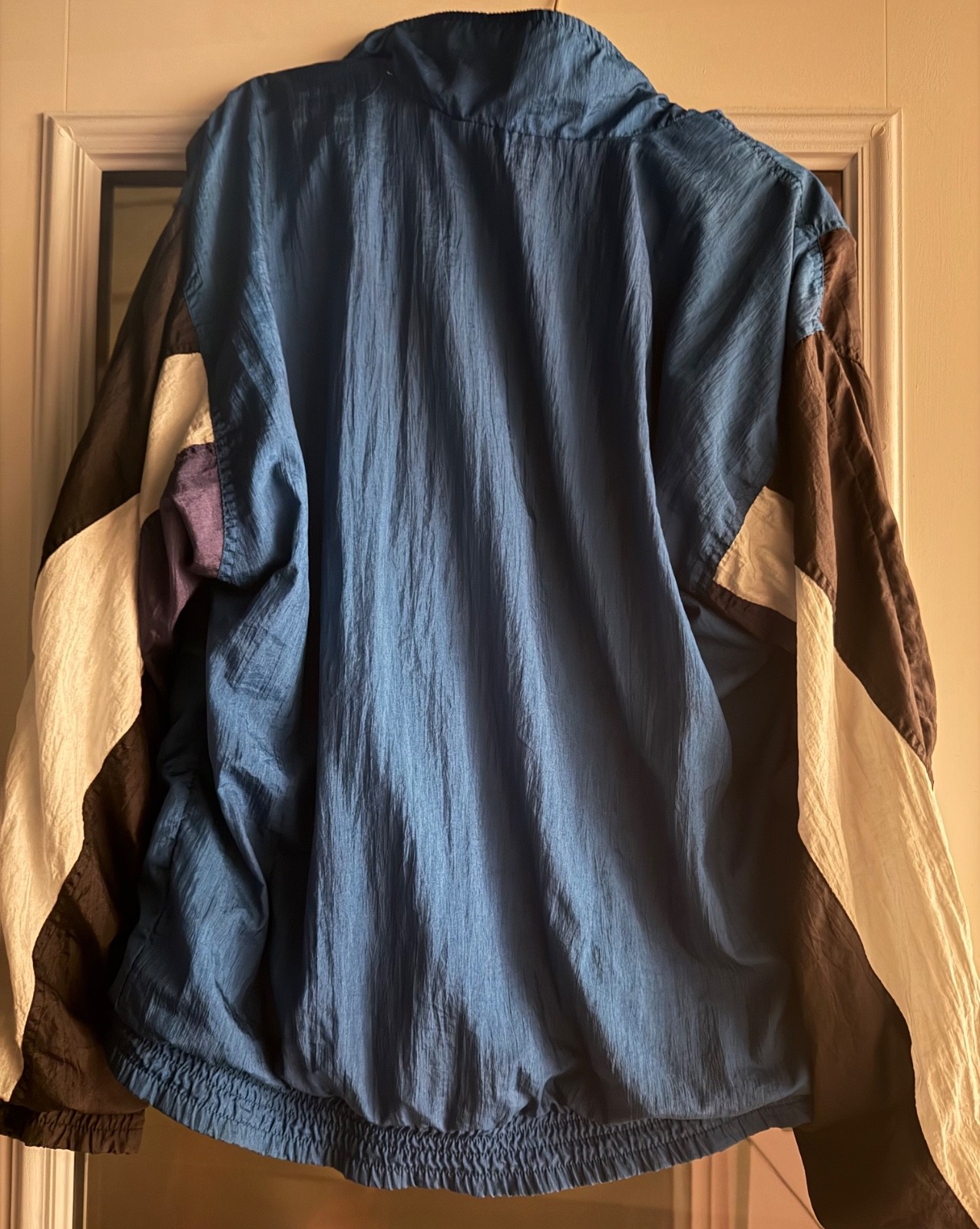 Vtg Lavon Sportswear Windbreaker Purple & Blue Track Jacket