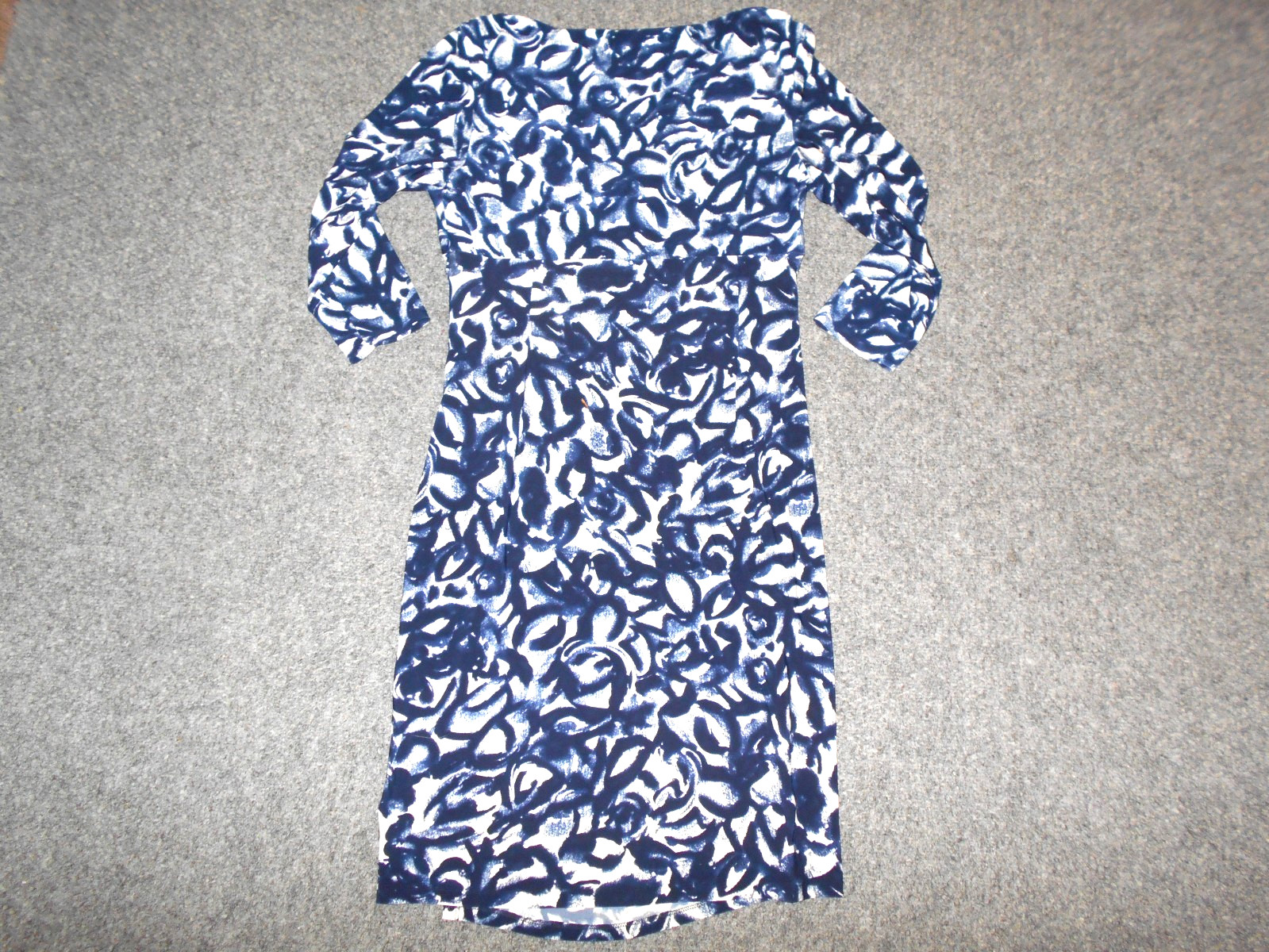 RALPH LAUREN VTG 90’S WOMENS USA 12 FLOWER PRINT POLY/ELASTANE BLEND DRESS