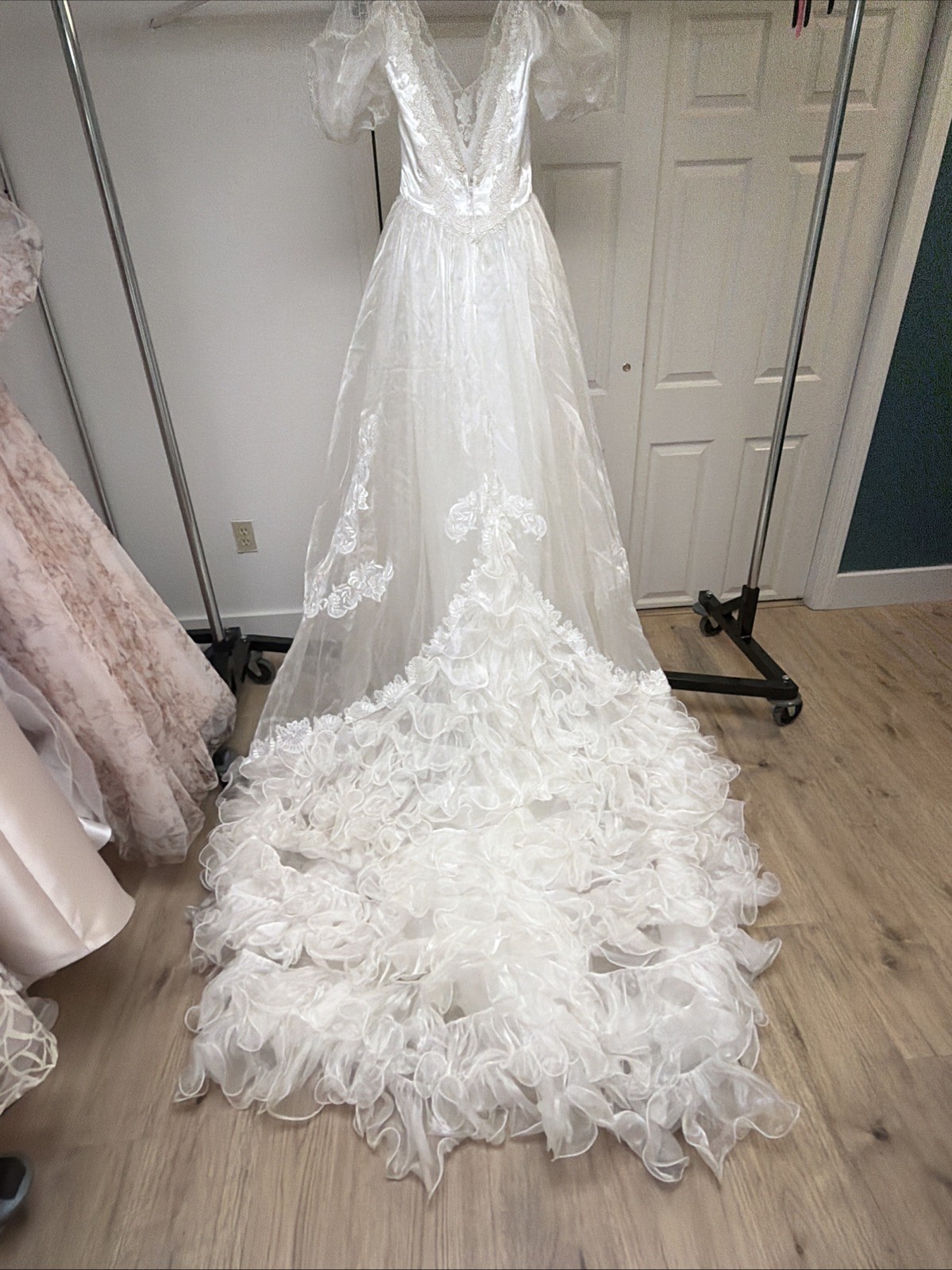 Vintage 1980s Wedding Dress Size 4/6