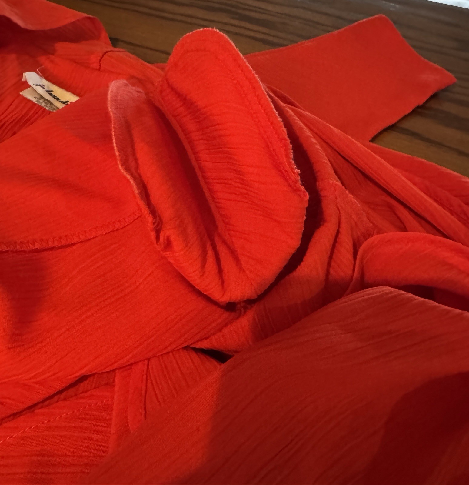 VTG 80s Jo Hardin Jacket Sz4 Women Orange Bead Embellished Shoulder Pads
