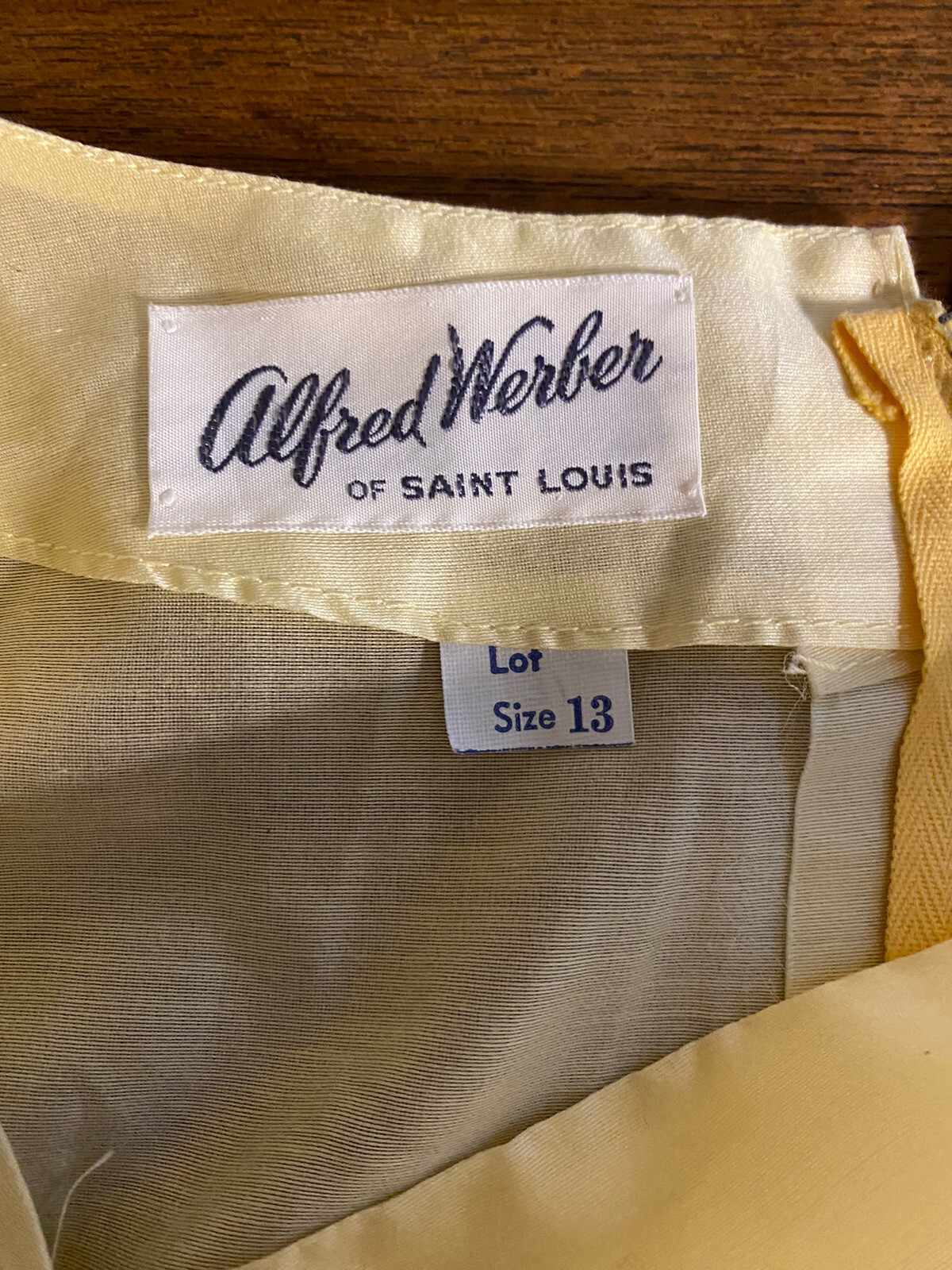 NWT!! Vintage Alfred Werber Dress