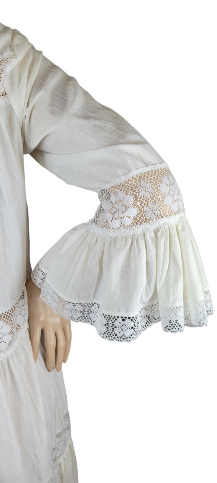 Vtg 70’s David Brown California Brownstone Studio Prairie Boho Cottagecore Dress