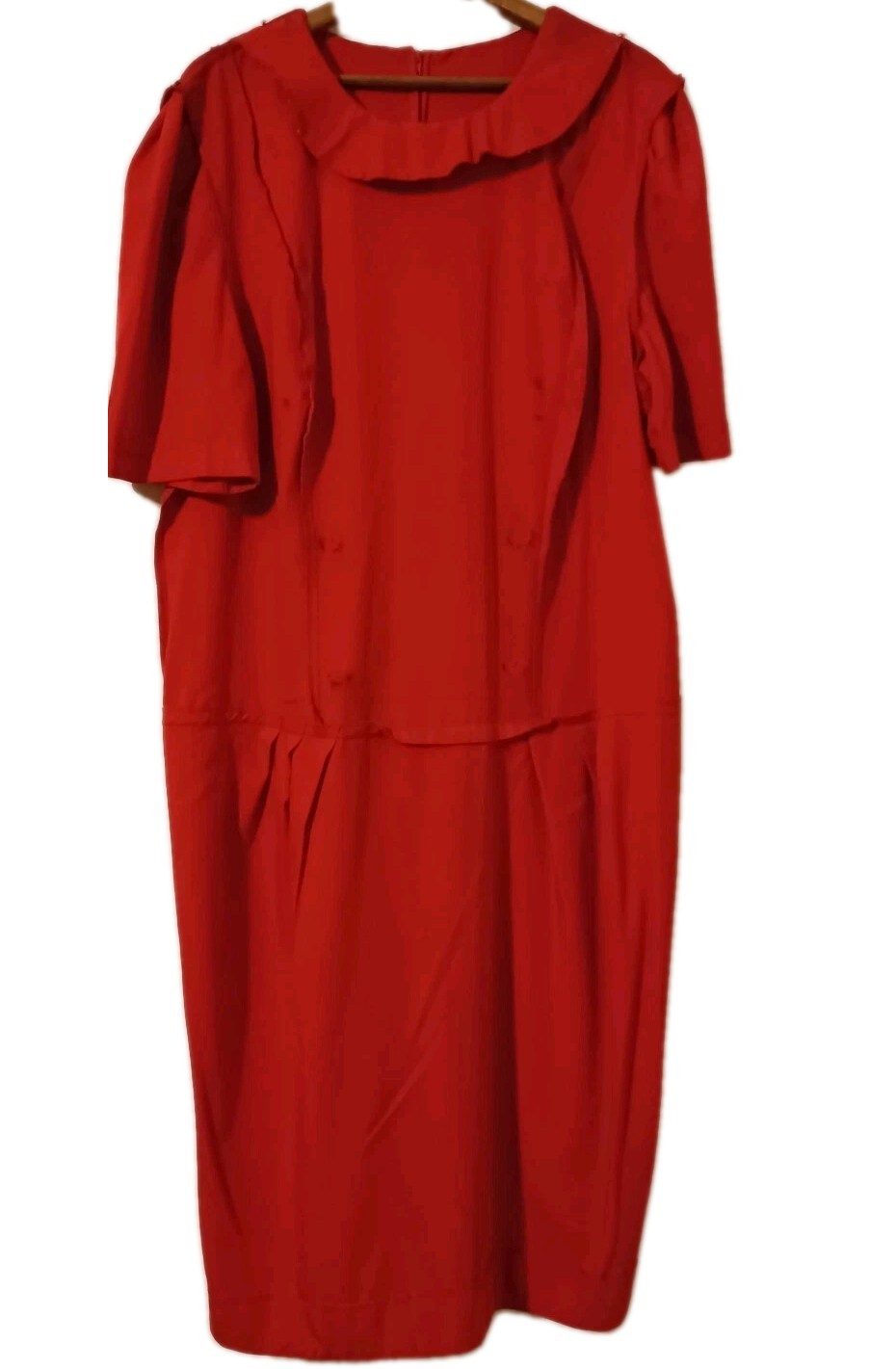 Vintage Ari’s Korner Red Maxi Dress With Button Details – Plus Size 20