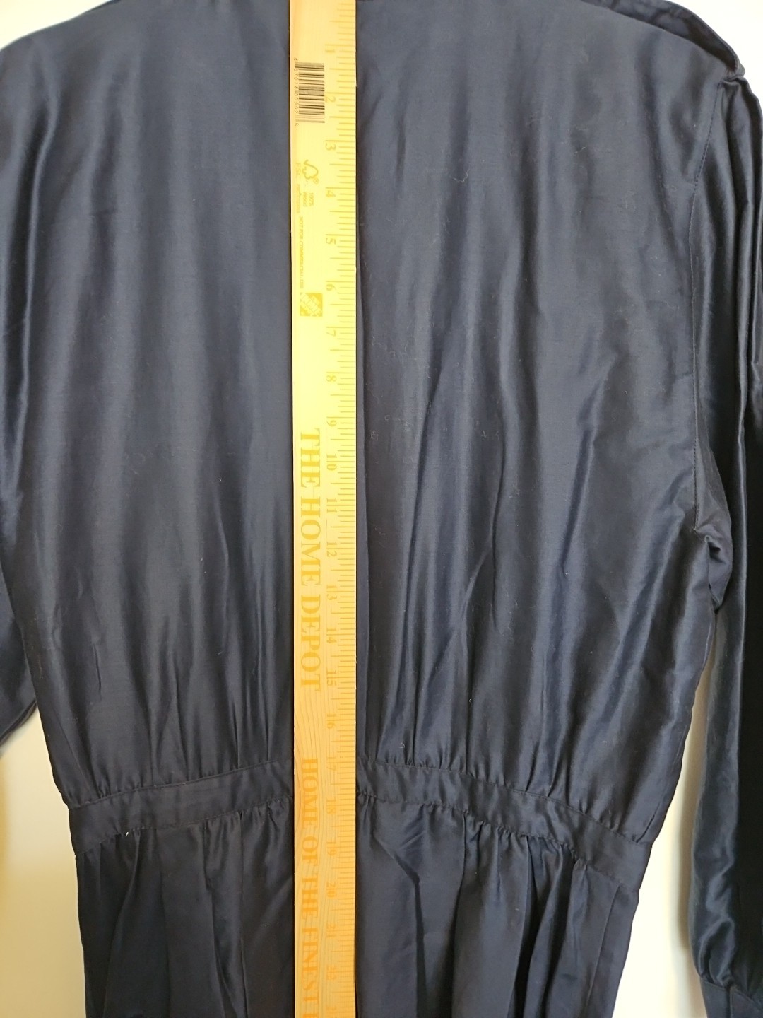Michel Sungari Paris Vintage Blue Fitted Waist Trench Style Women’s Dresses Eu40