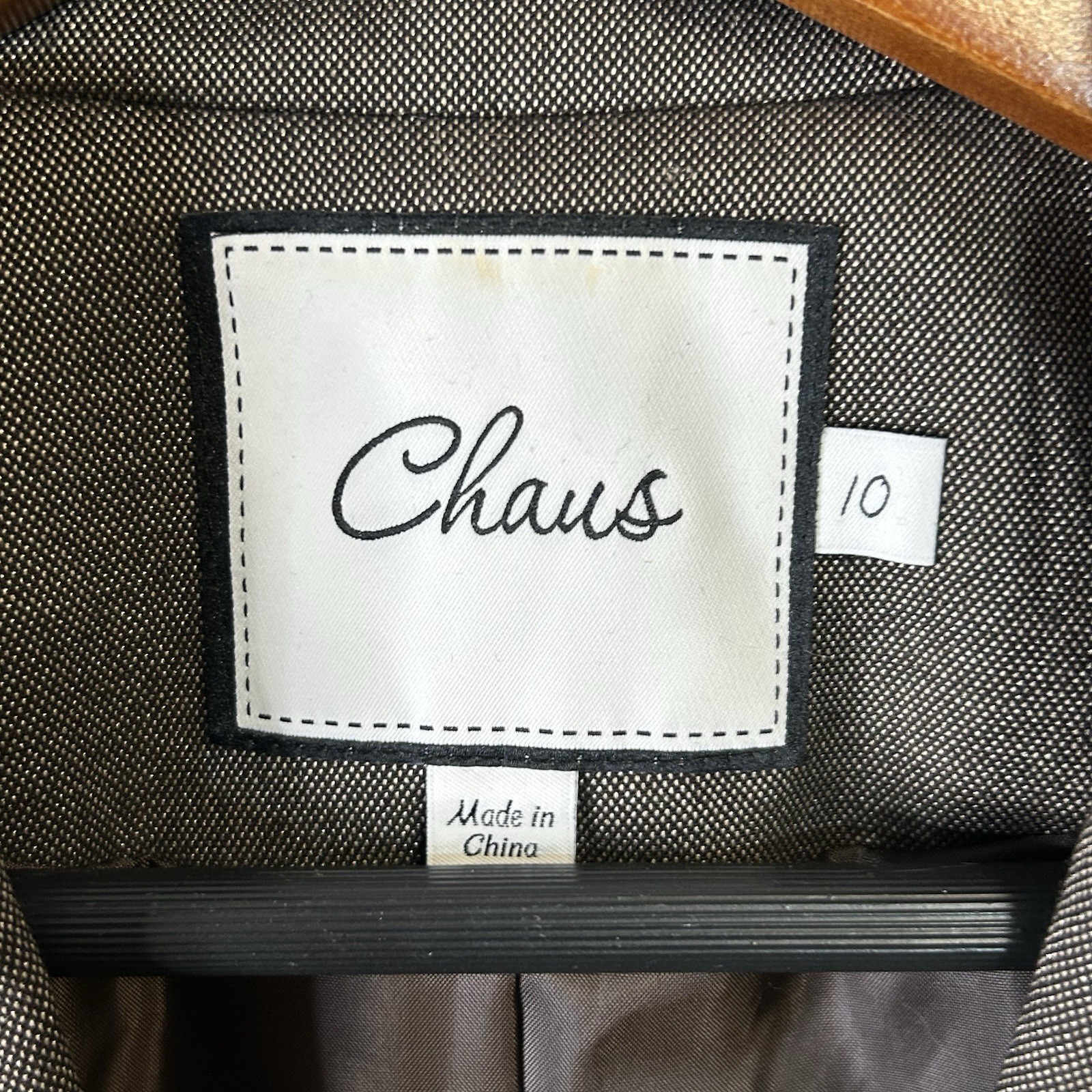 Vintage Josephine Chaus 2 Piece Pant Suit Women’s 10 Brown