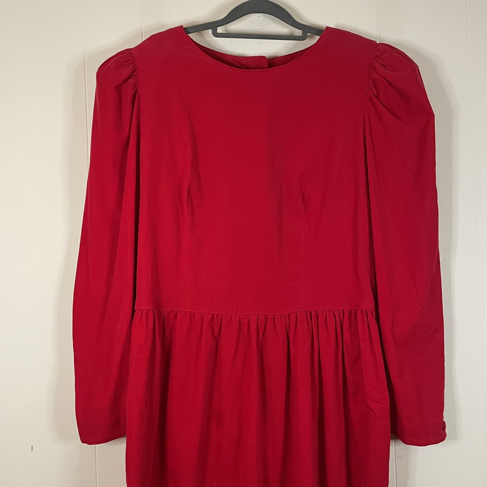 WOMEN’S VINTAGE SHARON YOUNG CORDUROY MIDI DRESS