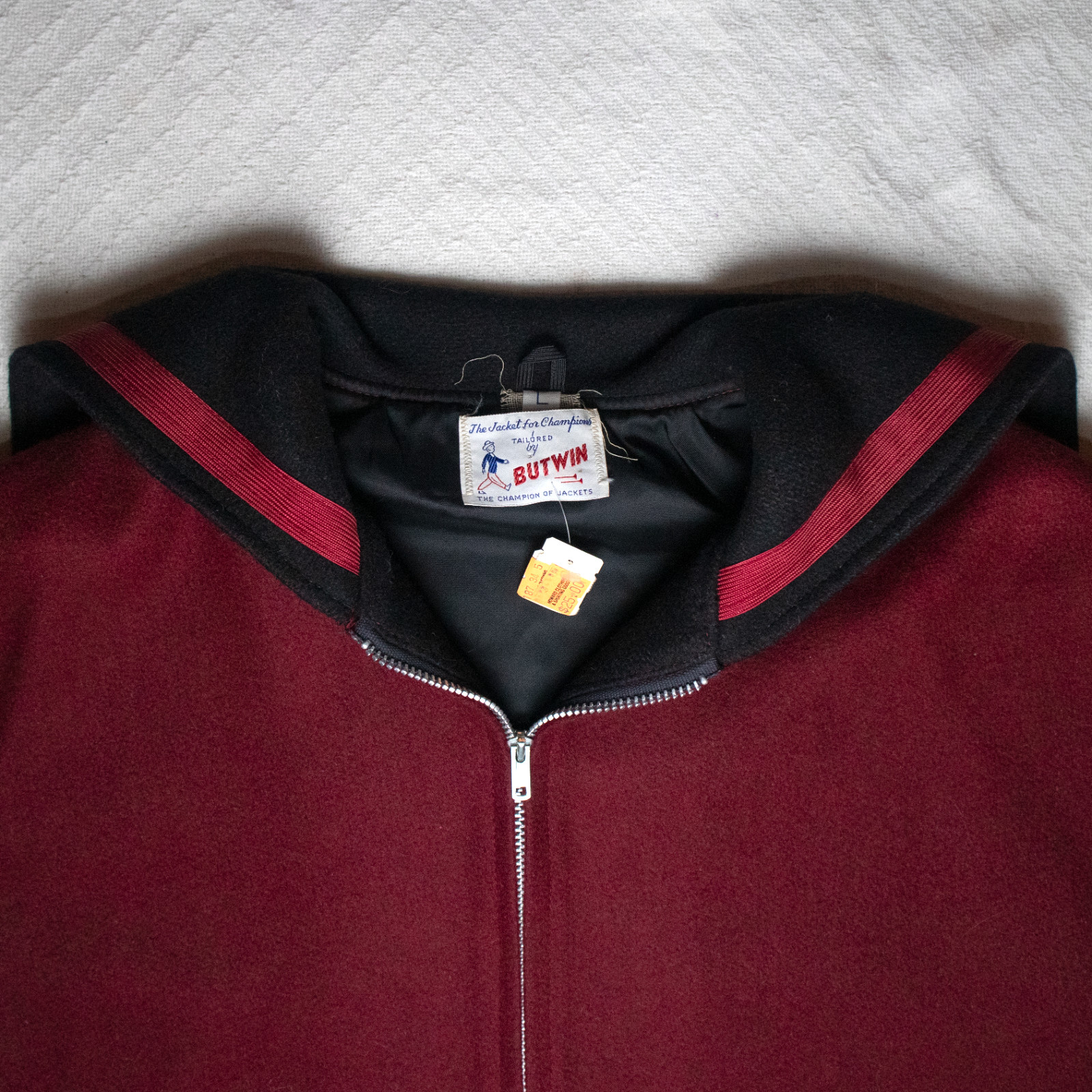 NOS VTG 1960s-1970s Butwin „Jacket for Champions” Wool Varsity Jacket USA Made