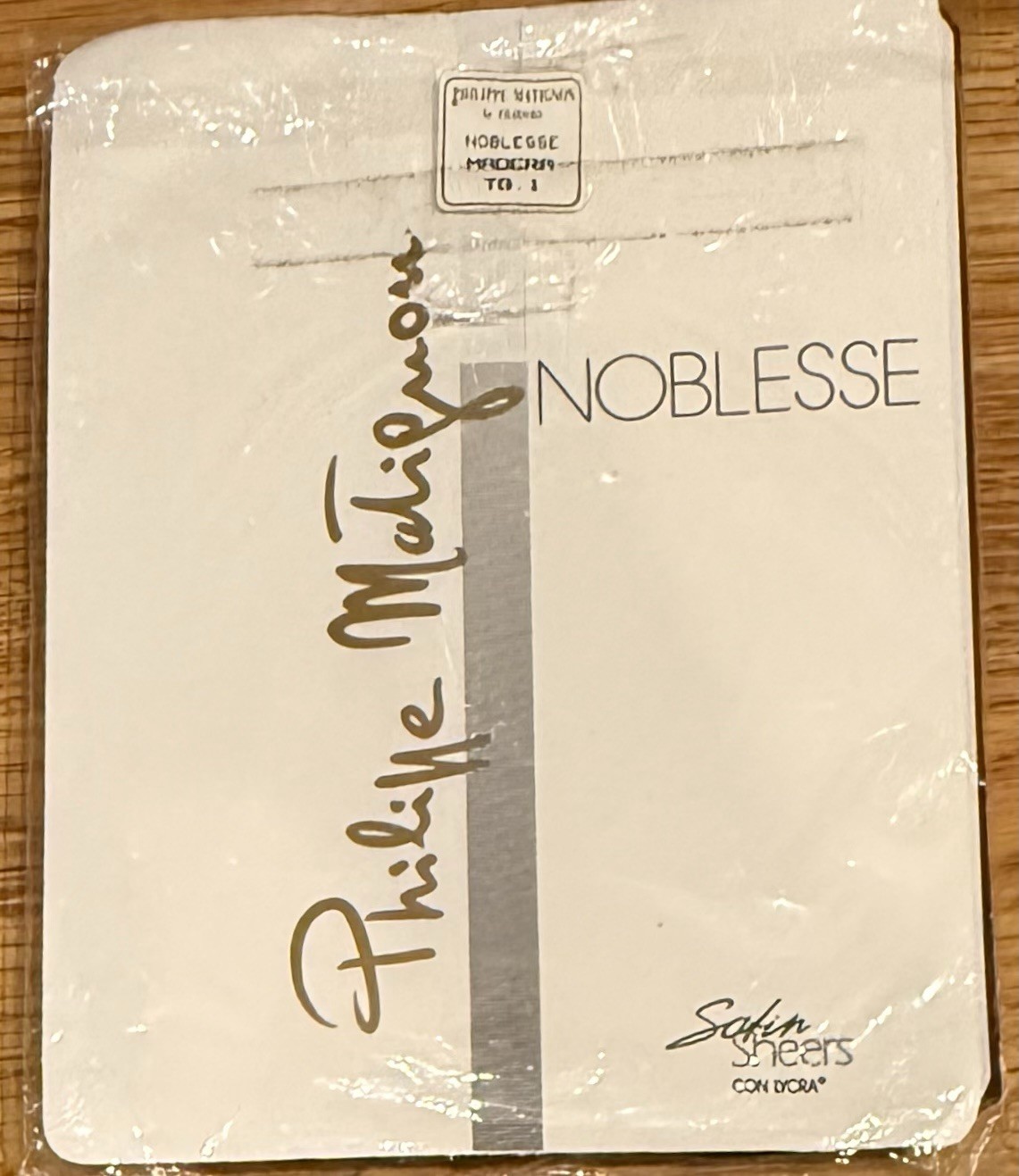 Vintage Philippe Matignon Satin Sheers Pantyhose Bundle Lot of 3 Size 1 Italy