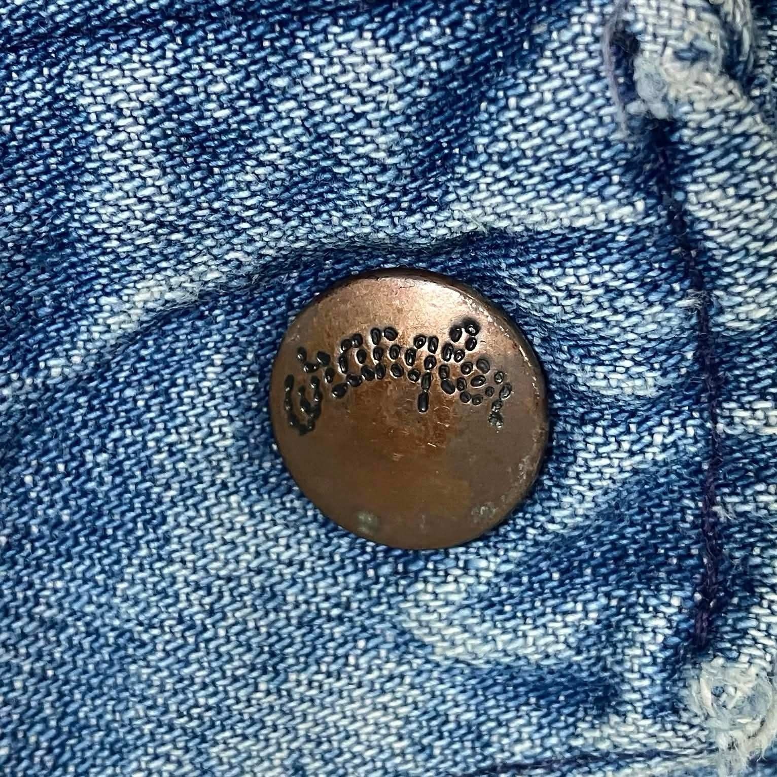 VTG 70s Wrangler Womens High Rise Wide Leg Jeans Blue Denim Scovill Zipper 26×27
