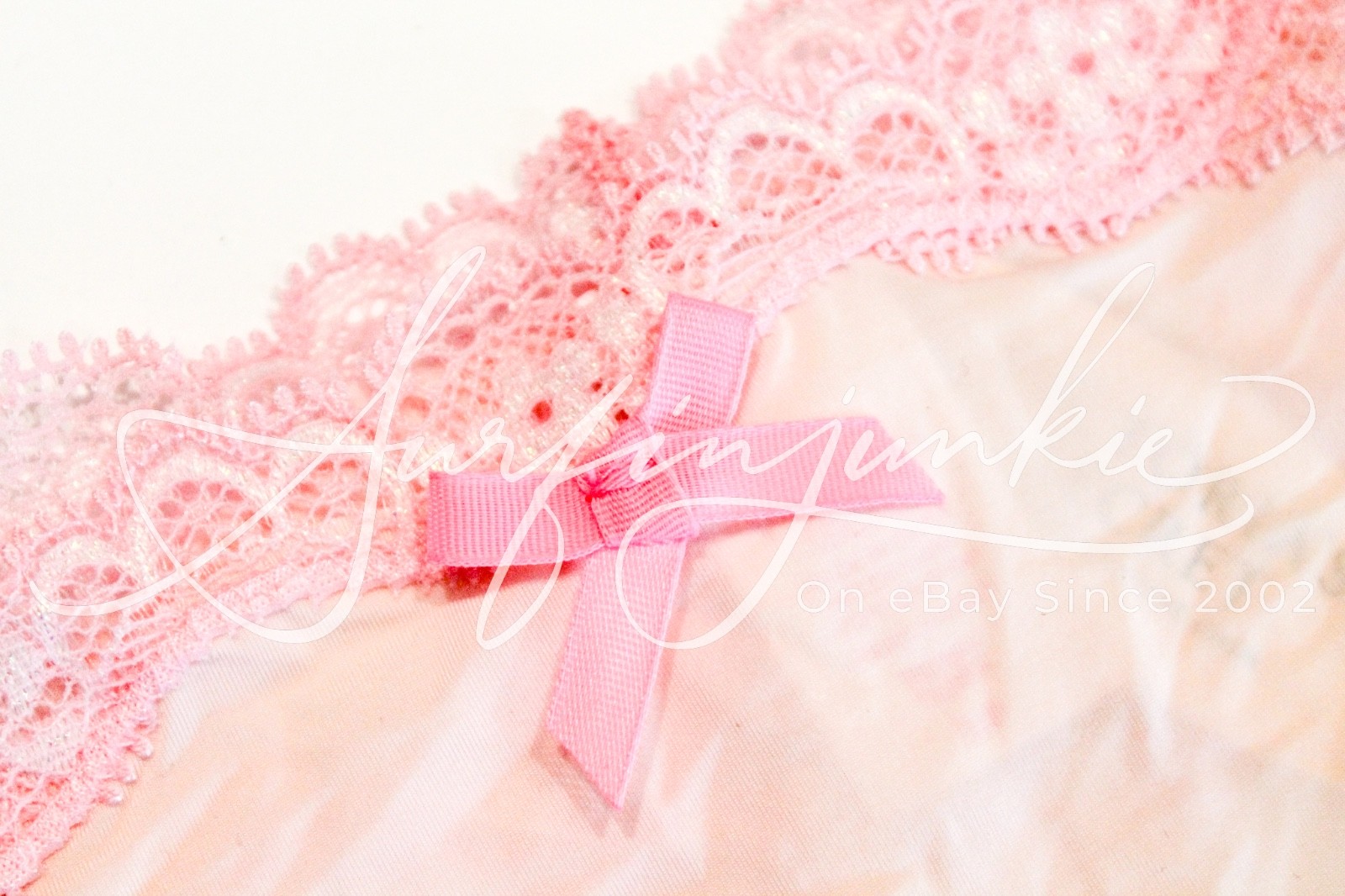 Victoria’s Secret Vintage Panties Panty Small Light Baby Pink Lace Thong Bikini