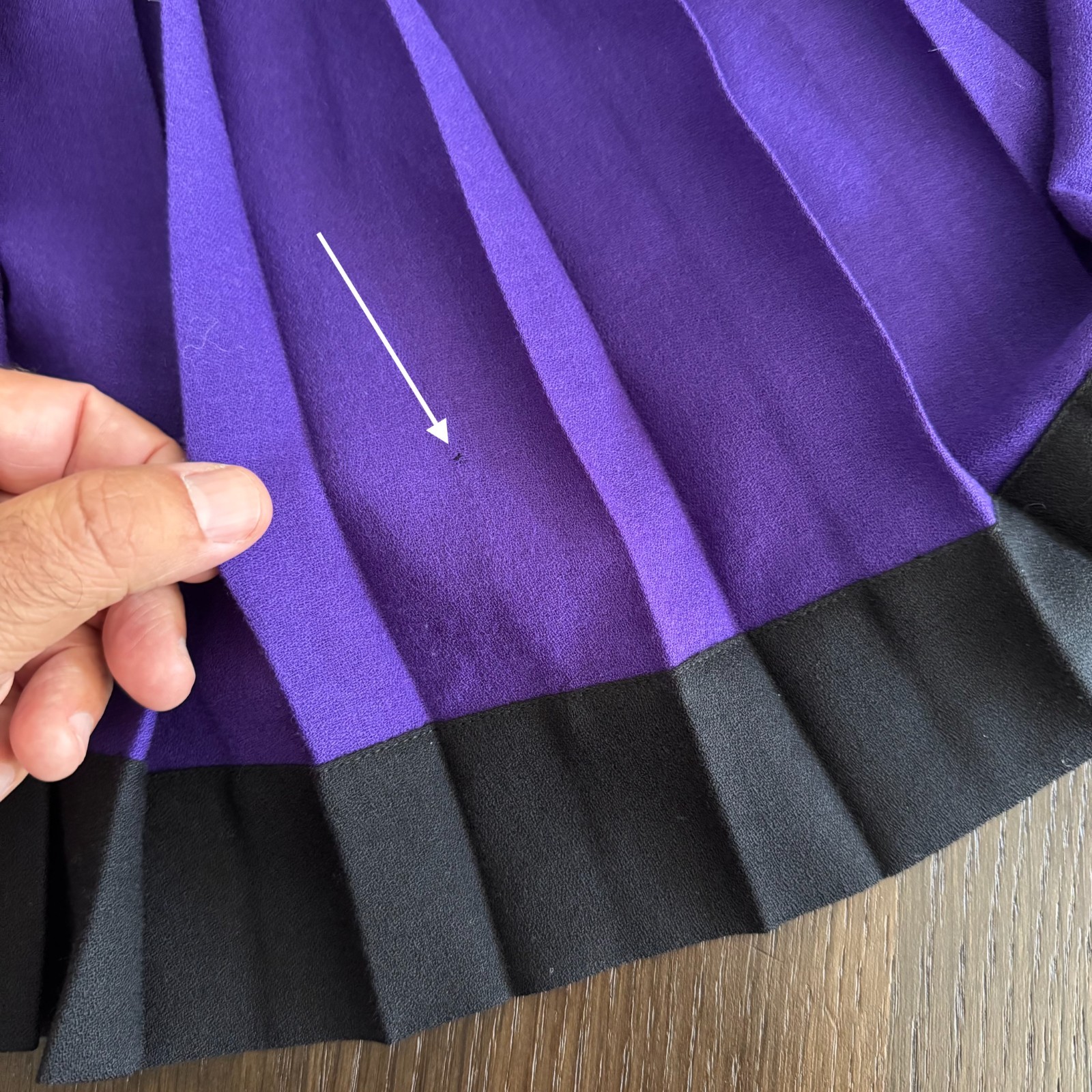 GIANNI VERSACE pleated wool wrap skirt size 42 from F/W 1991/92