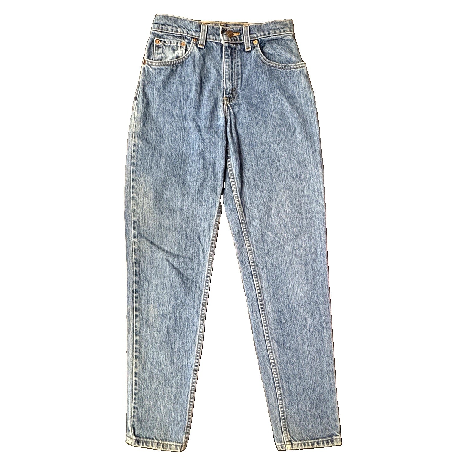 Vtg 90’s 550 Levi’s paper tag Y2K Indi 24/26 high waist Mom Jeans USA Stonewash