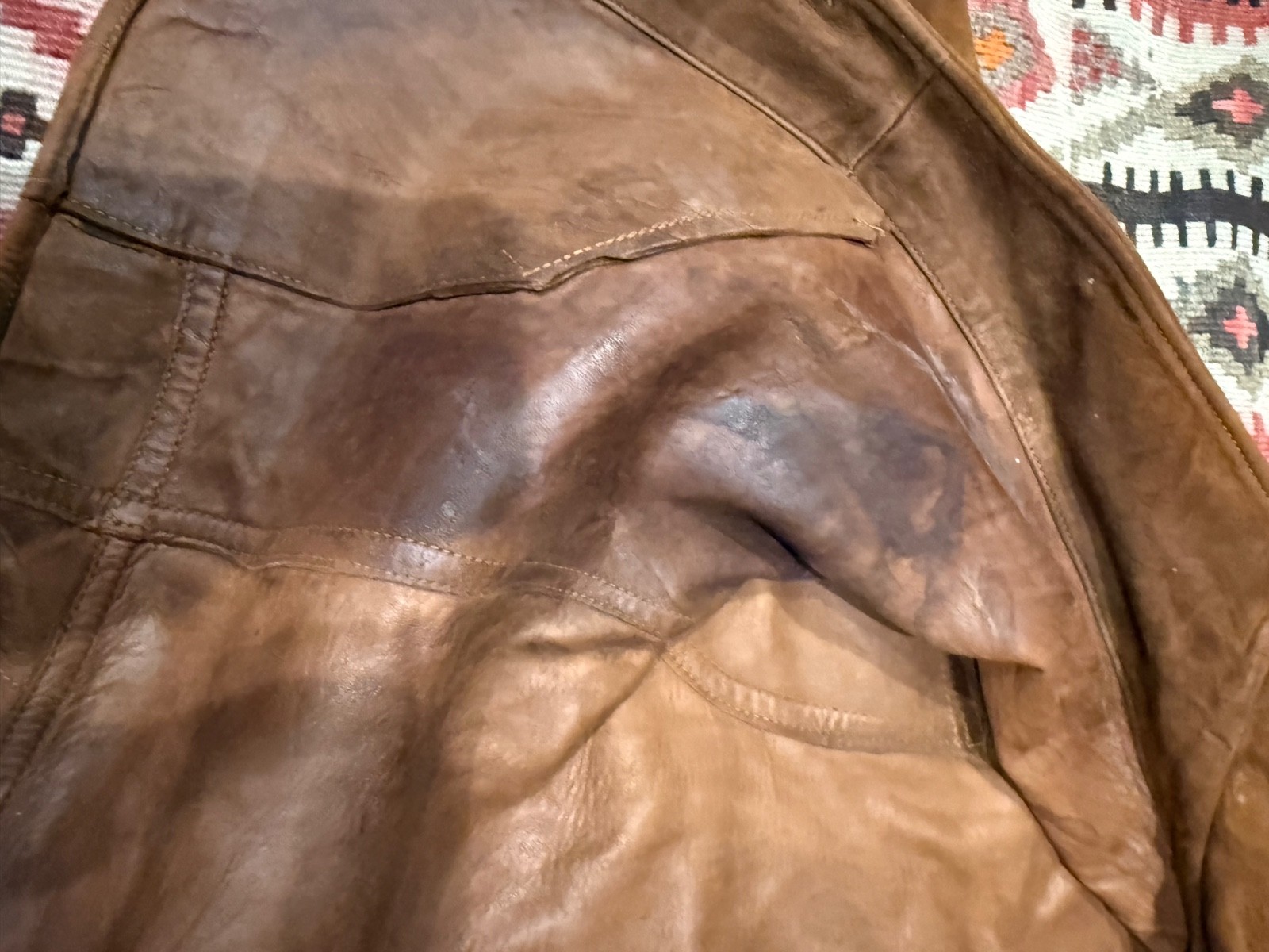 Vintage 1930’s rare small deer skin cossack riding jacket