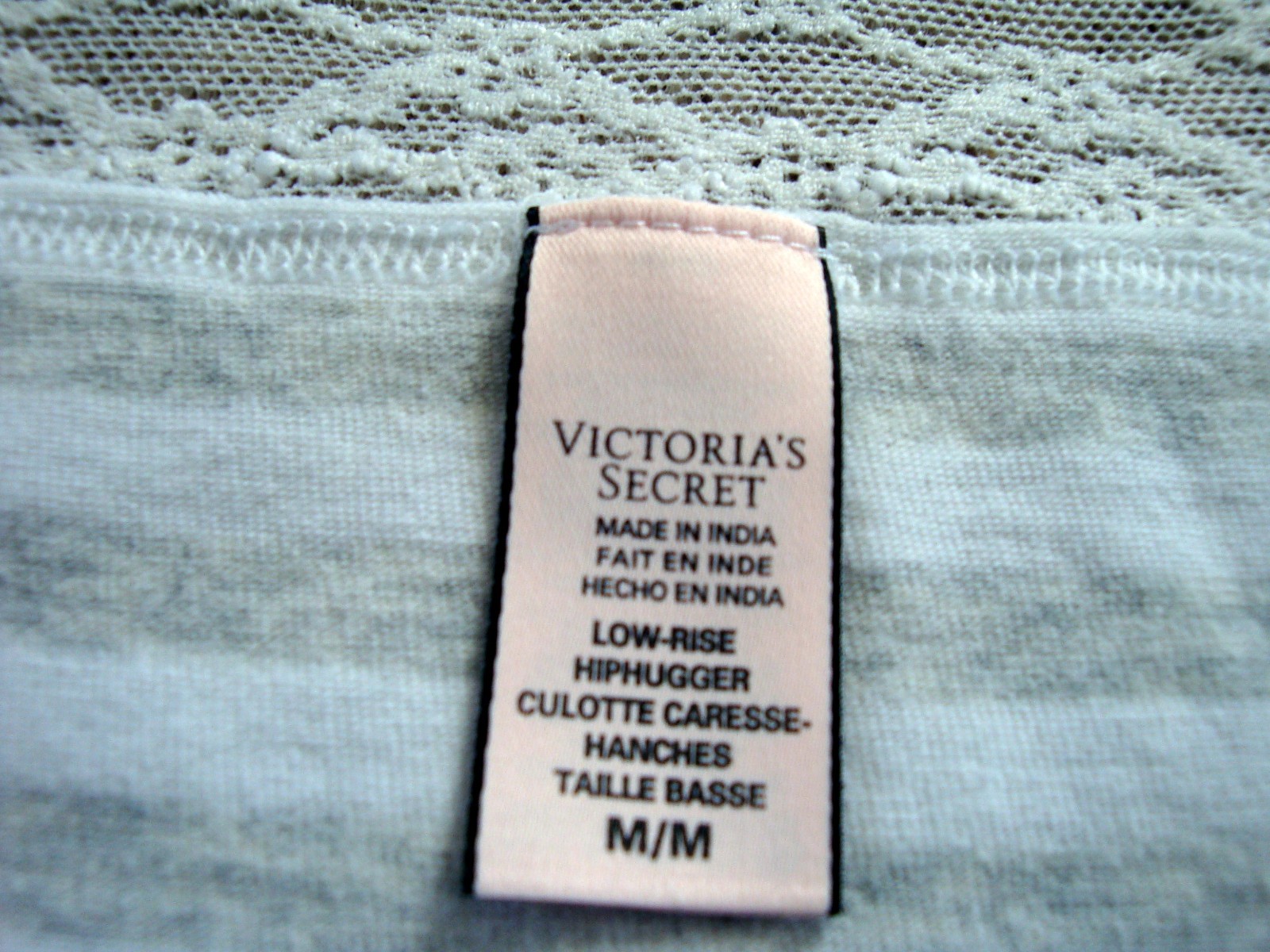 Lot of 5 Victoria’s Secret M Vintage Cotton Bikini Hipster Hiphugger Lace Modal