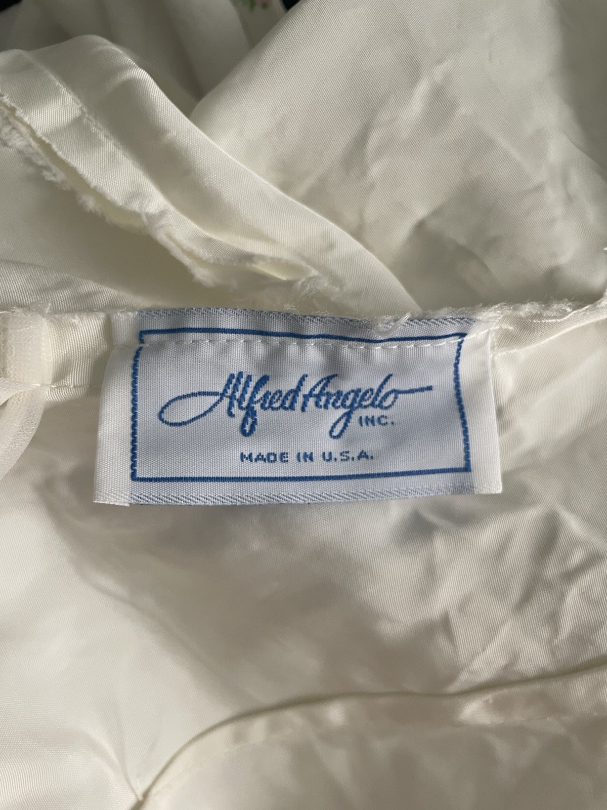 Alfred Angelo 1980s Lace Wedding Dress