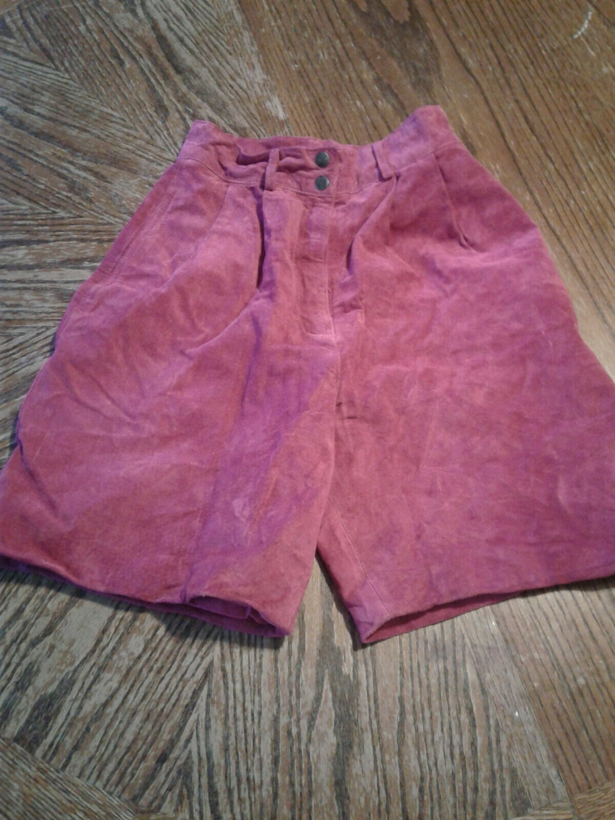 Vintage David Hollis Purple Shorts Size 6 (cb34)