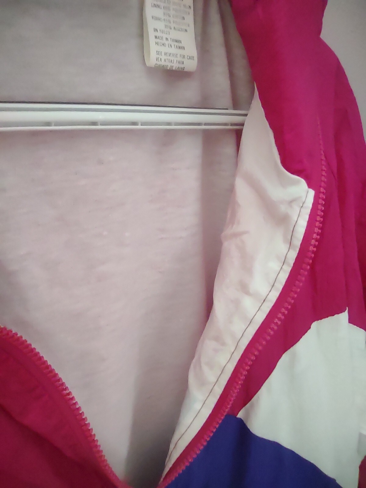 Vintage Longstreet Petite Large Windbreaker Track Running 2Pc Set 90s