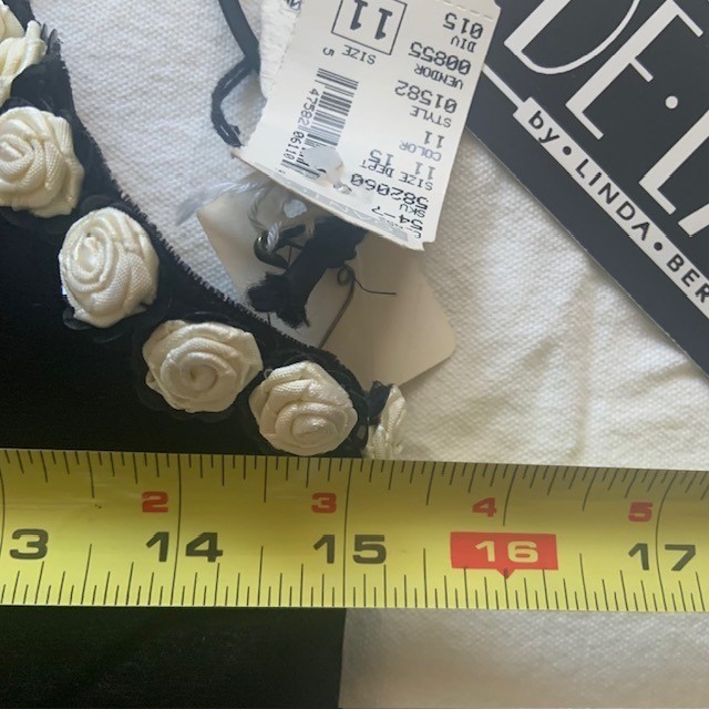 Vintage Coquette Velvet Corset Organza Skirt Set 11 Rosette Trim Balletcore Flaw