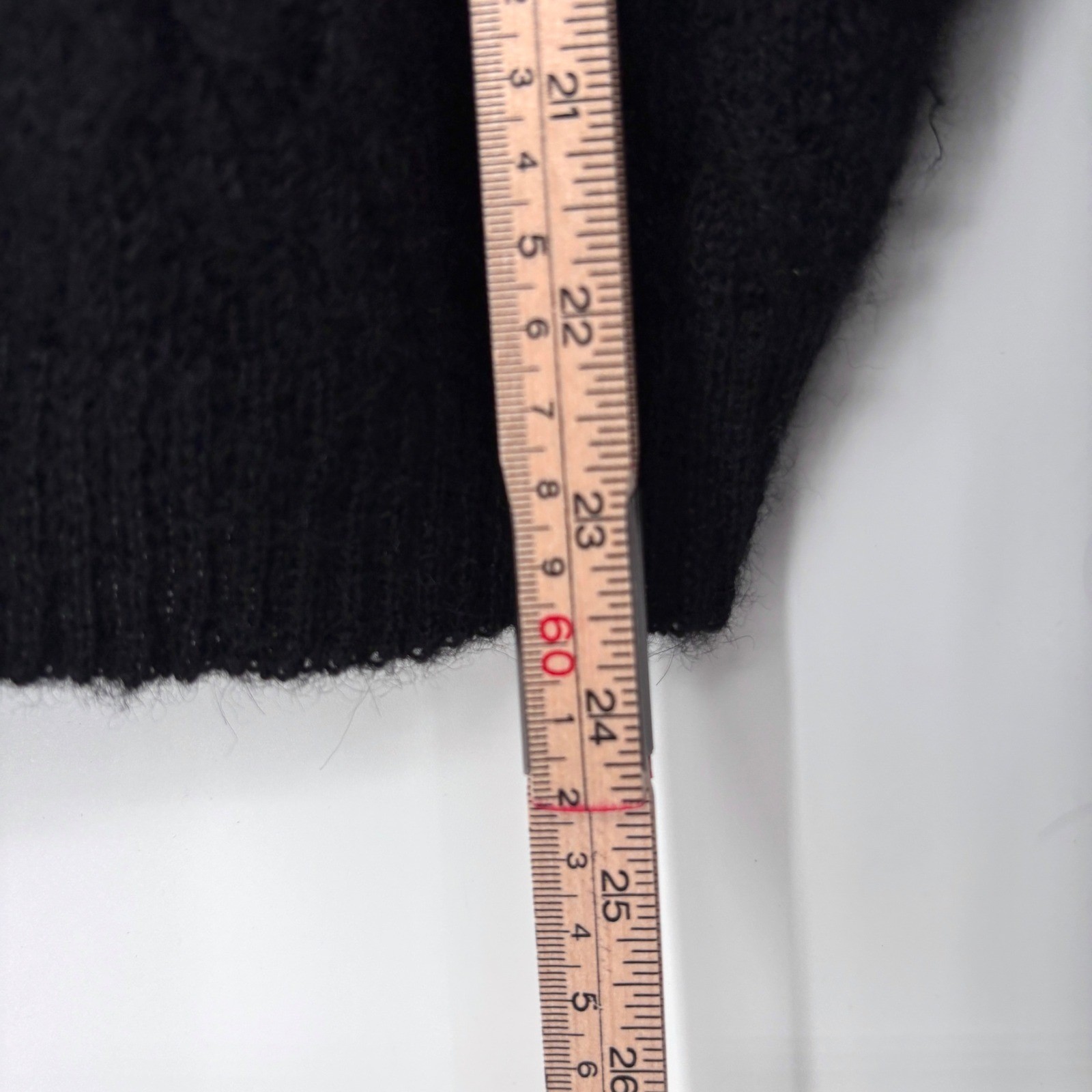 Vintage LL Bean Cardigan Alpaca Wool Cable Knit Button Front Textured Black M