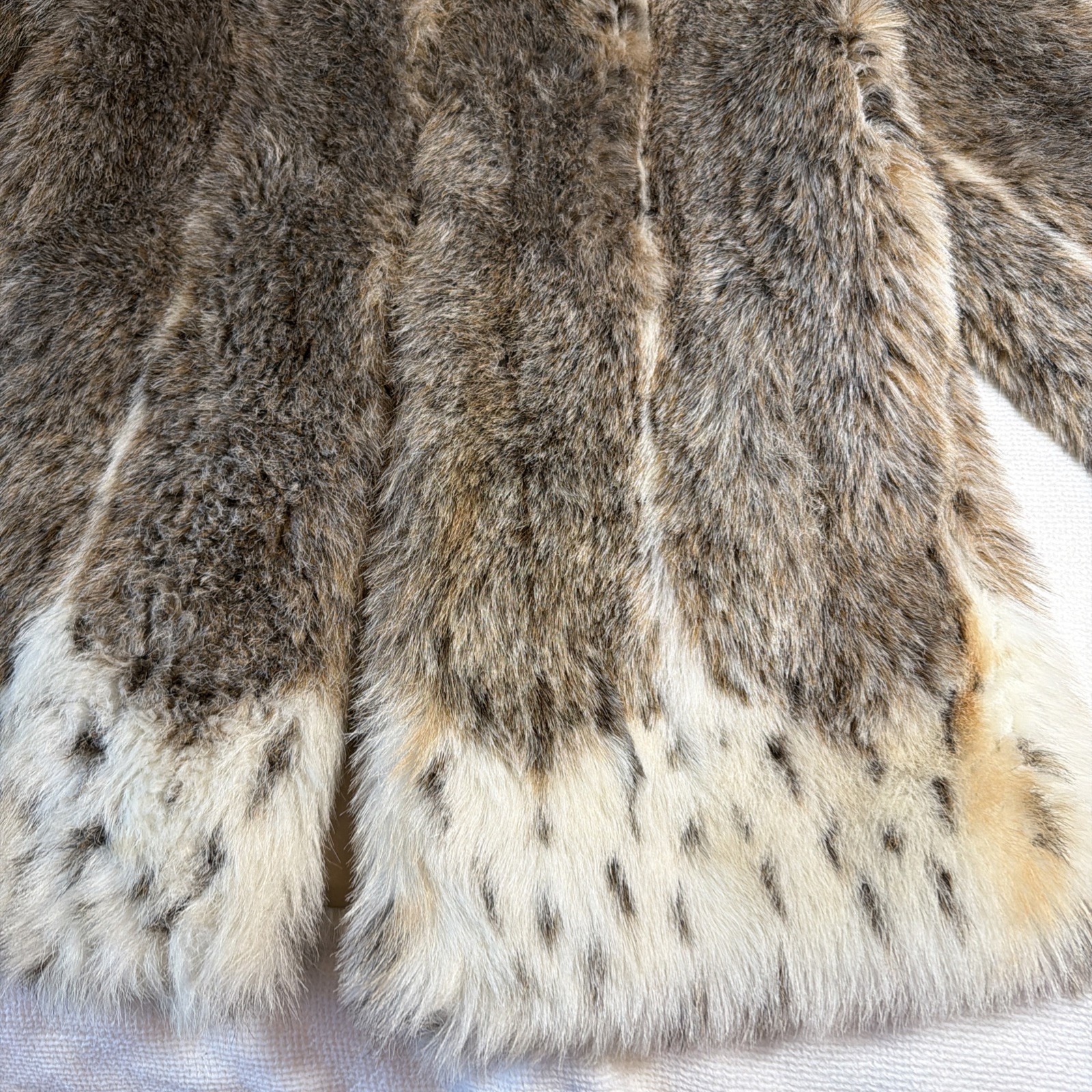 Vintage Foxrun Fur Coat Fox Faux? Needs Some Work Large