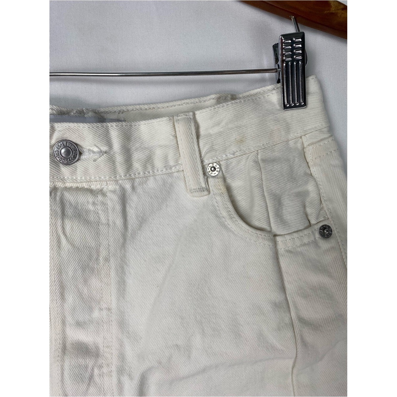 EB Denim Levi’s 501 Vintage Denim Shorts Raw Hem High Waisted