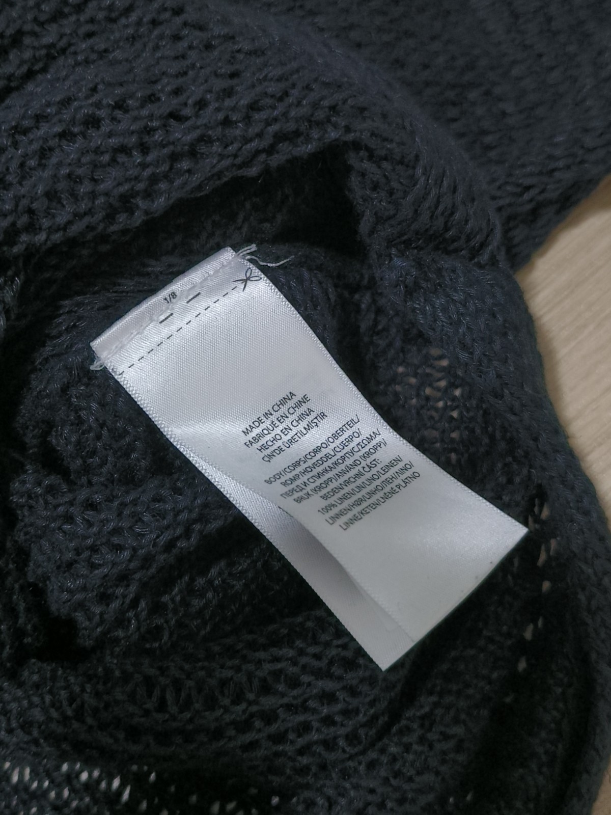 Polo Ralph Lauren Cotton blend lace-up open-knit sweater