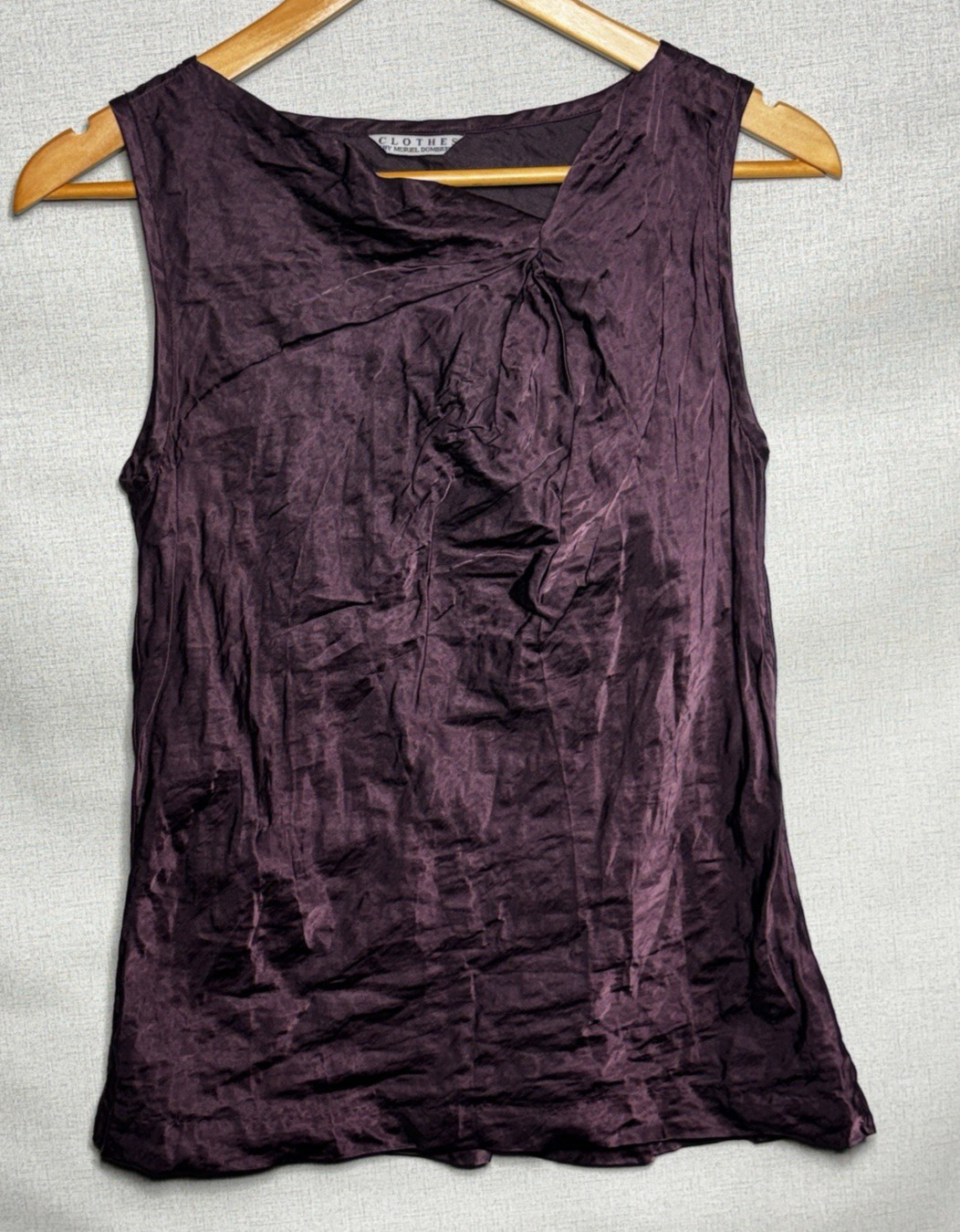 Vintage Clothe by Muriel Dombret 2 Piece Skirt Set 8 Plum Y2K Formal
