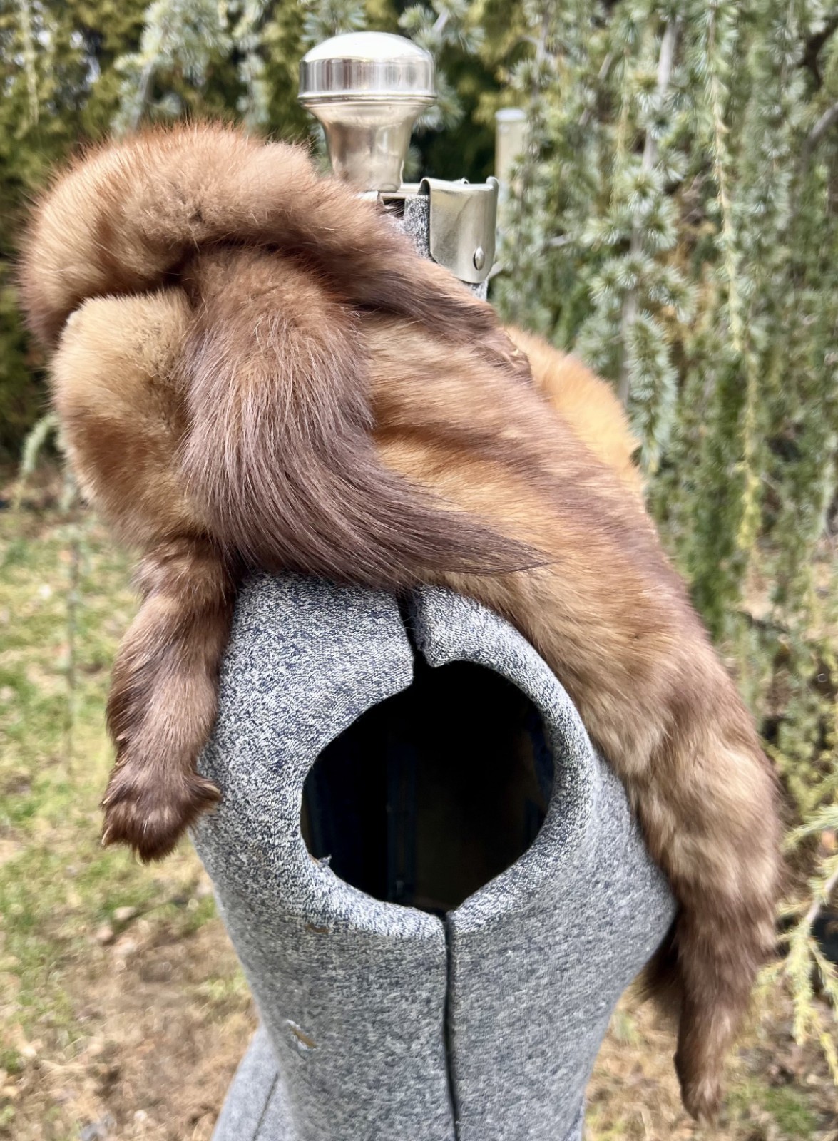 VINTAGE 1930’s LUXURIOUS BROWN SABLE FUR STOLE