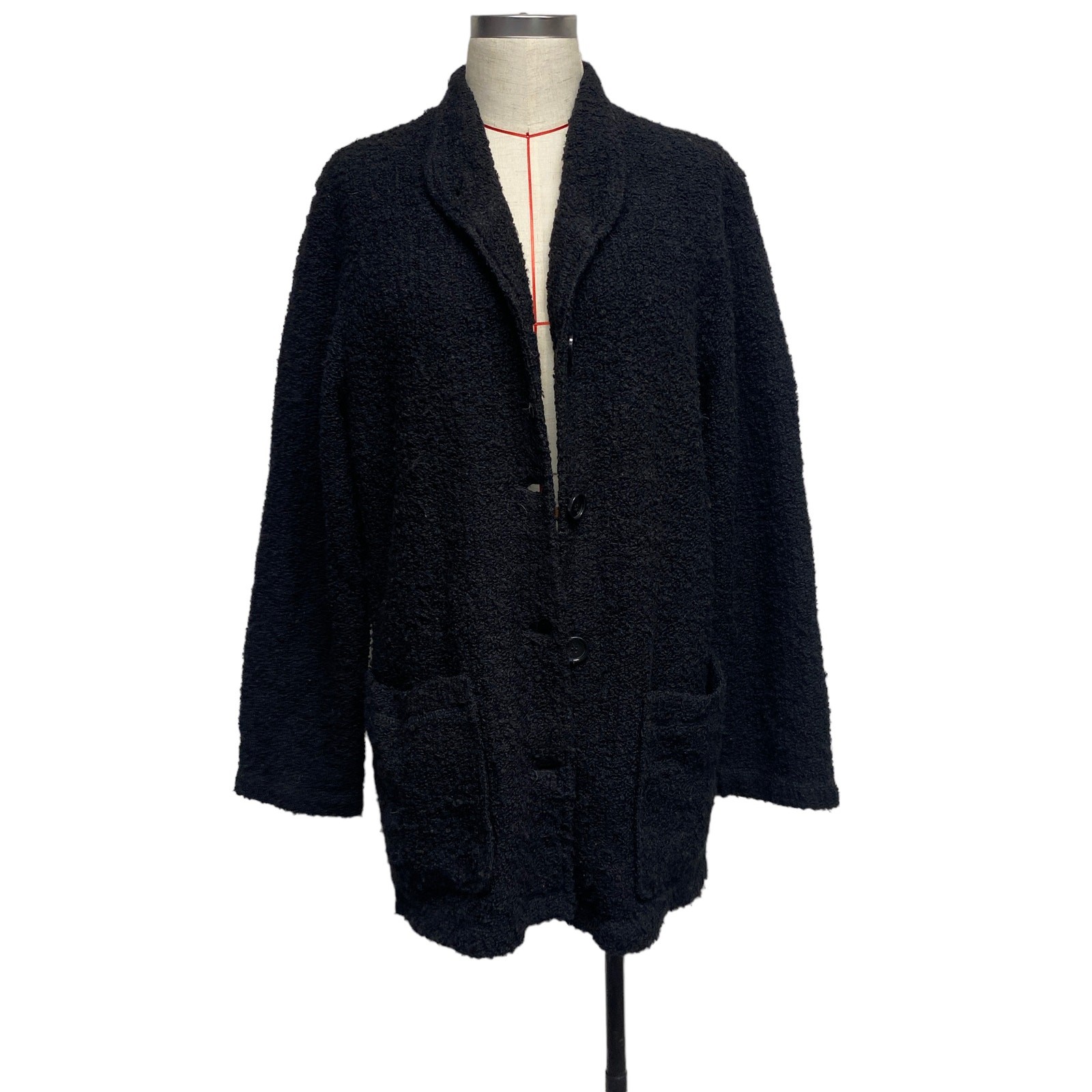 Vintage Democracy Womens Size L Curly Knit Button Front Cardigan Sweater