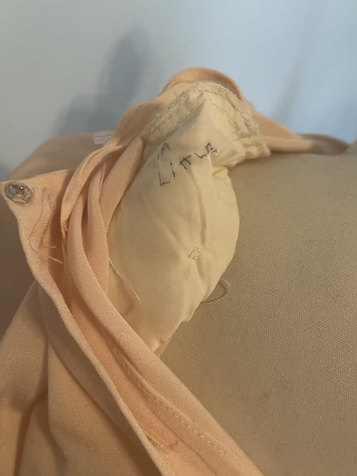 Petal Pink Late 1940s 40s Early 1950s 50s Rayon Blouse M L