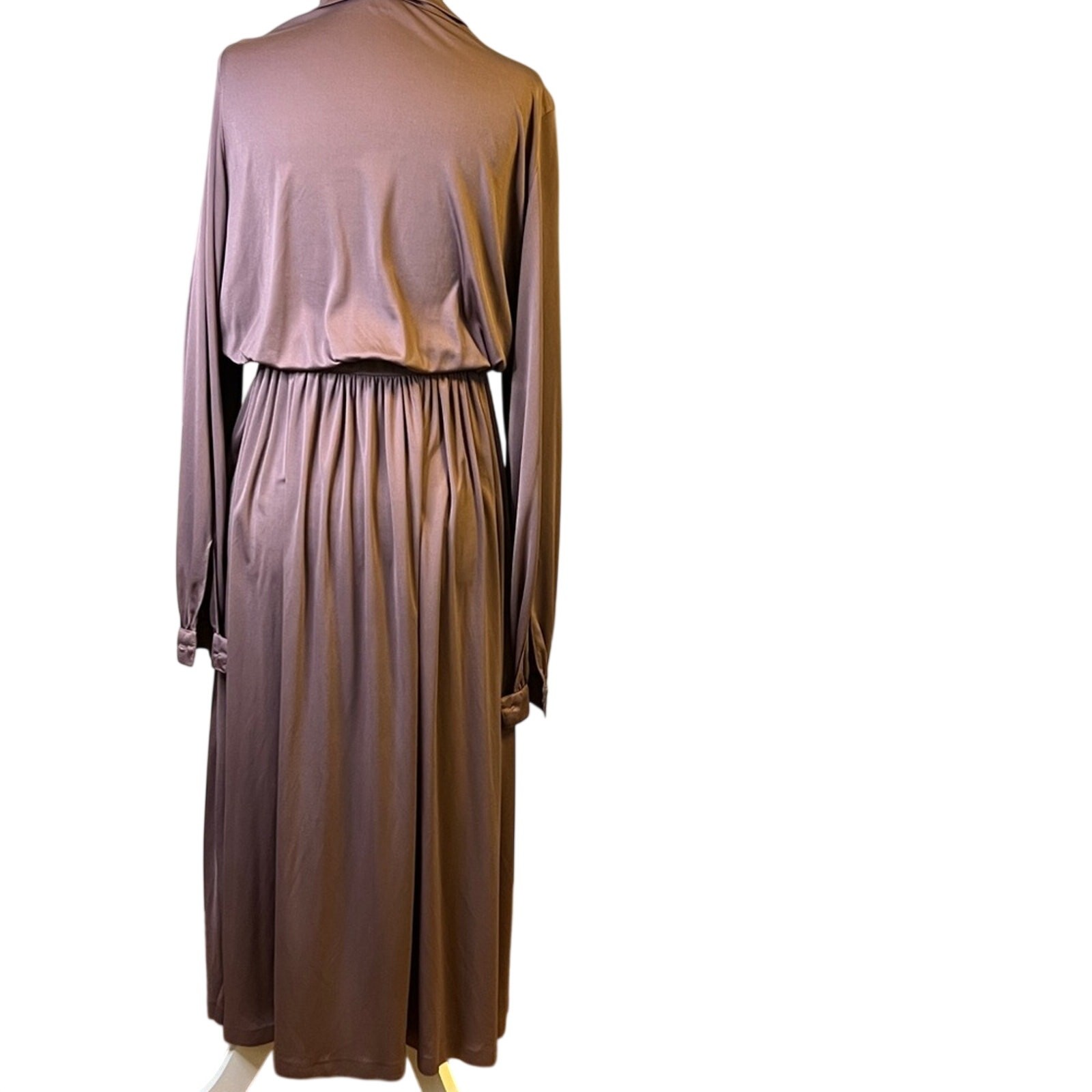 Vintage 1980s Dress by George Rech Paris Long-Sleeve Disco classic